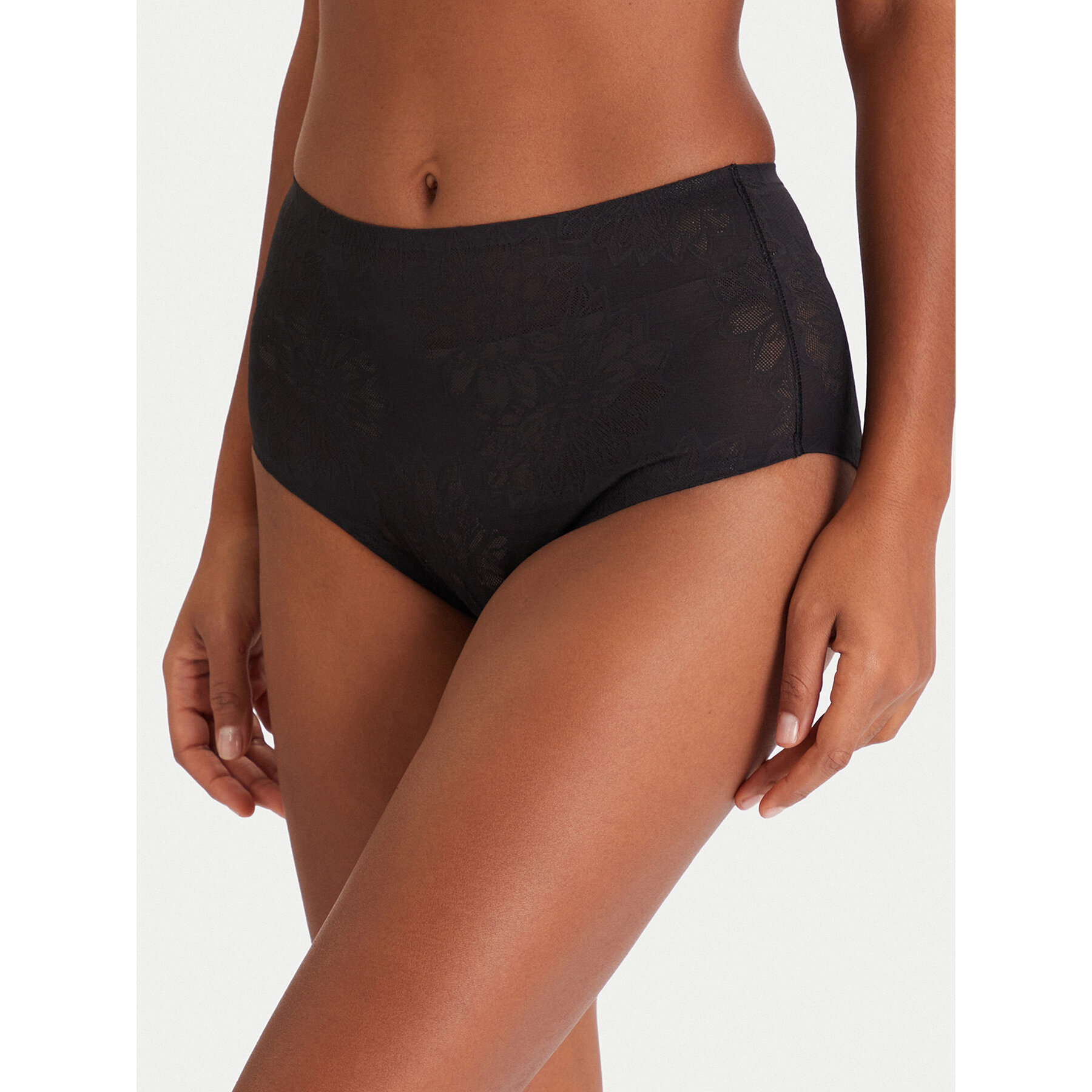 Triumph Mutande classiche a vita alta Fit Smart 10202477 Nero