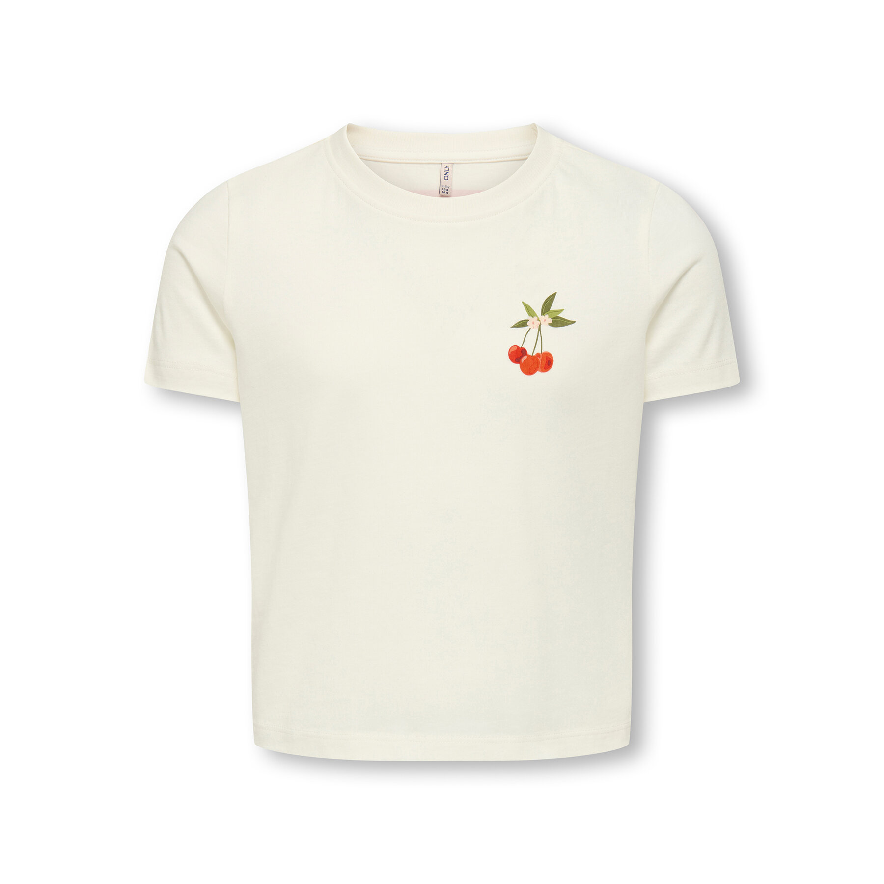 Kids ONLY Kids ONLY T-Shirt Annbel 15354276 Λευκό Cropped Fit