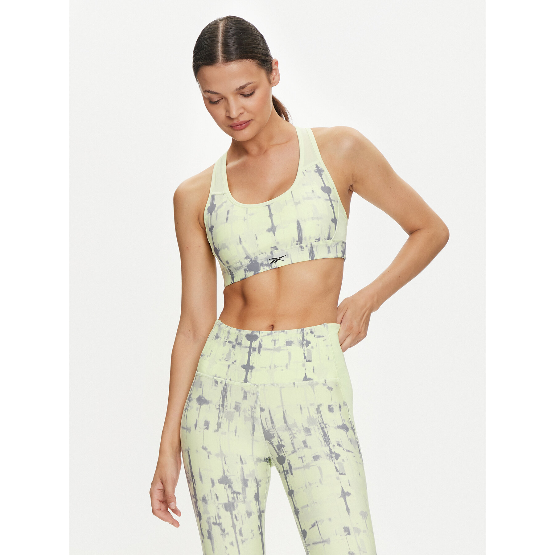 Reebok Sport melltartó Lux Perform Racer Bra-ADP 100037396 Zöld