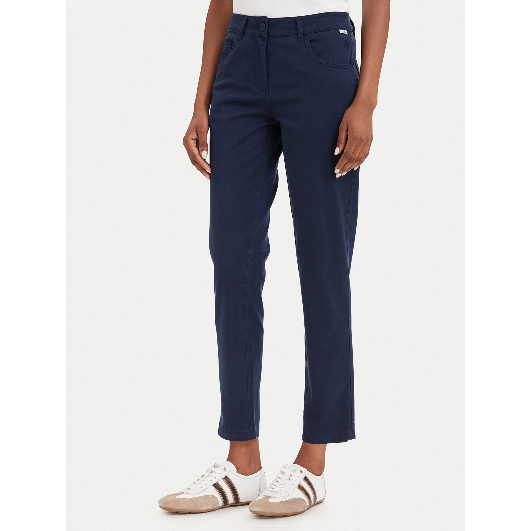 Beverly Hills Polo Club Chinos P-SS26W-T586585 Dunkelblau Slim Fit