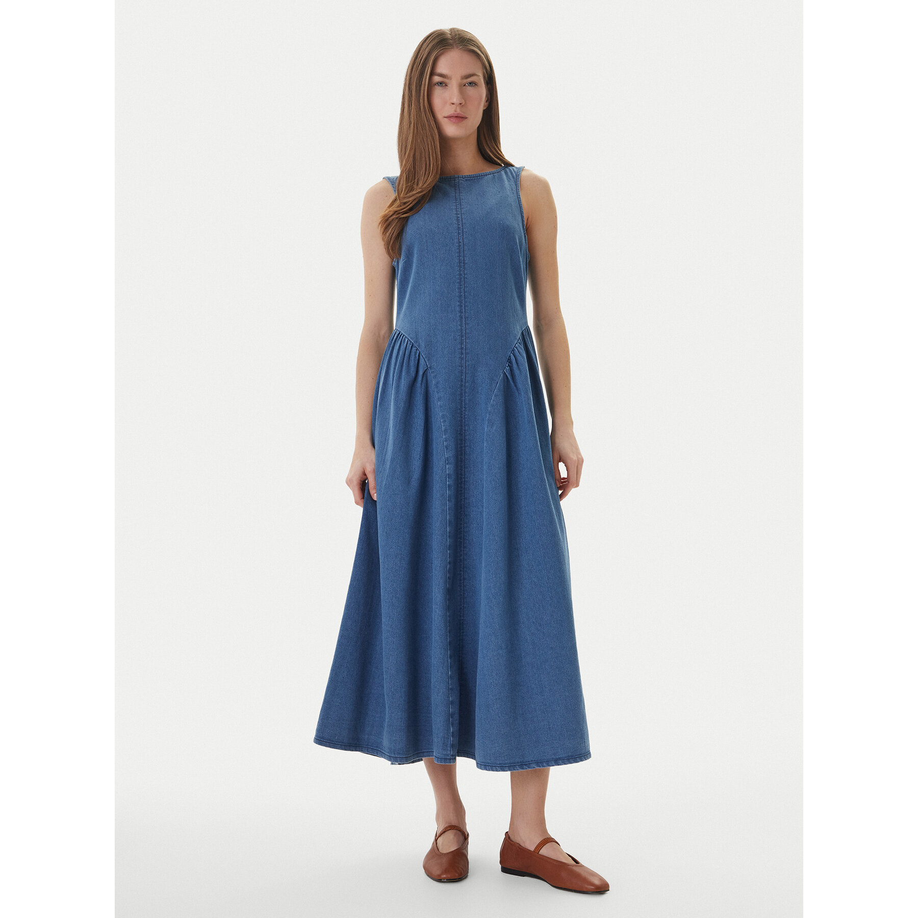 Vero Moda Jeanskleid Kiara 10346411 Blau Regular Fit
