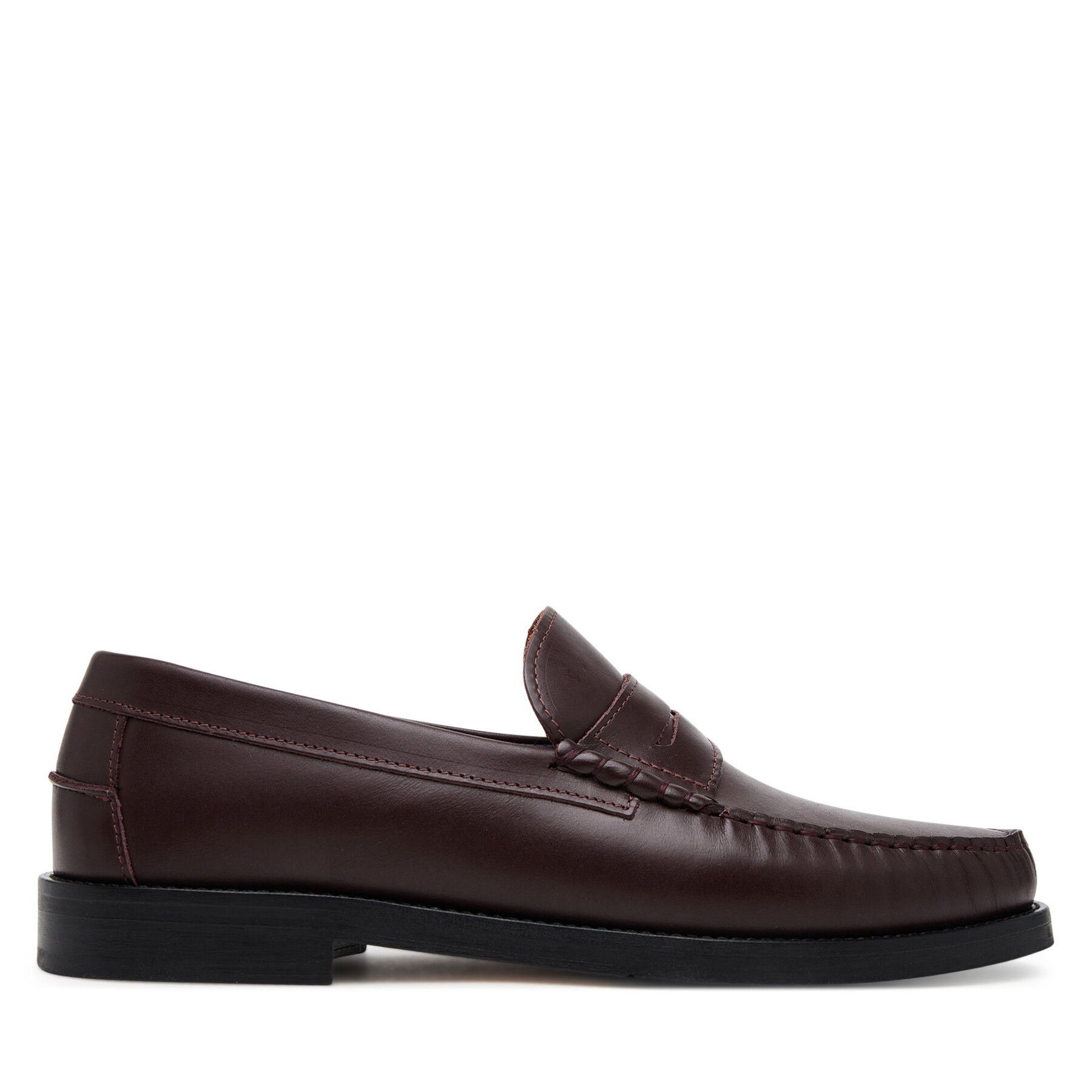 Naked Wolfe Herren Mokassins, Schuhgröße 41, Dunkelrot, Riviera