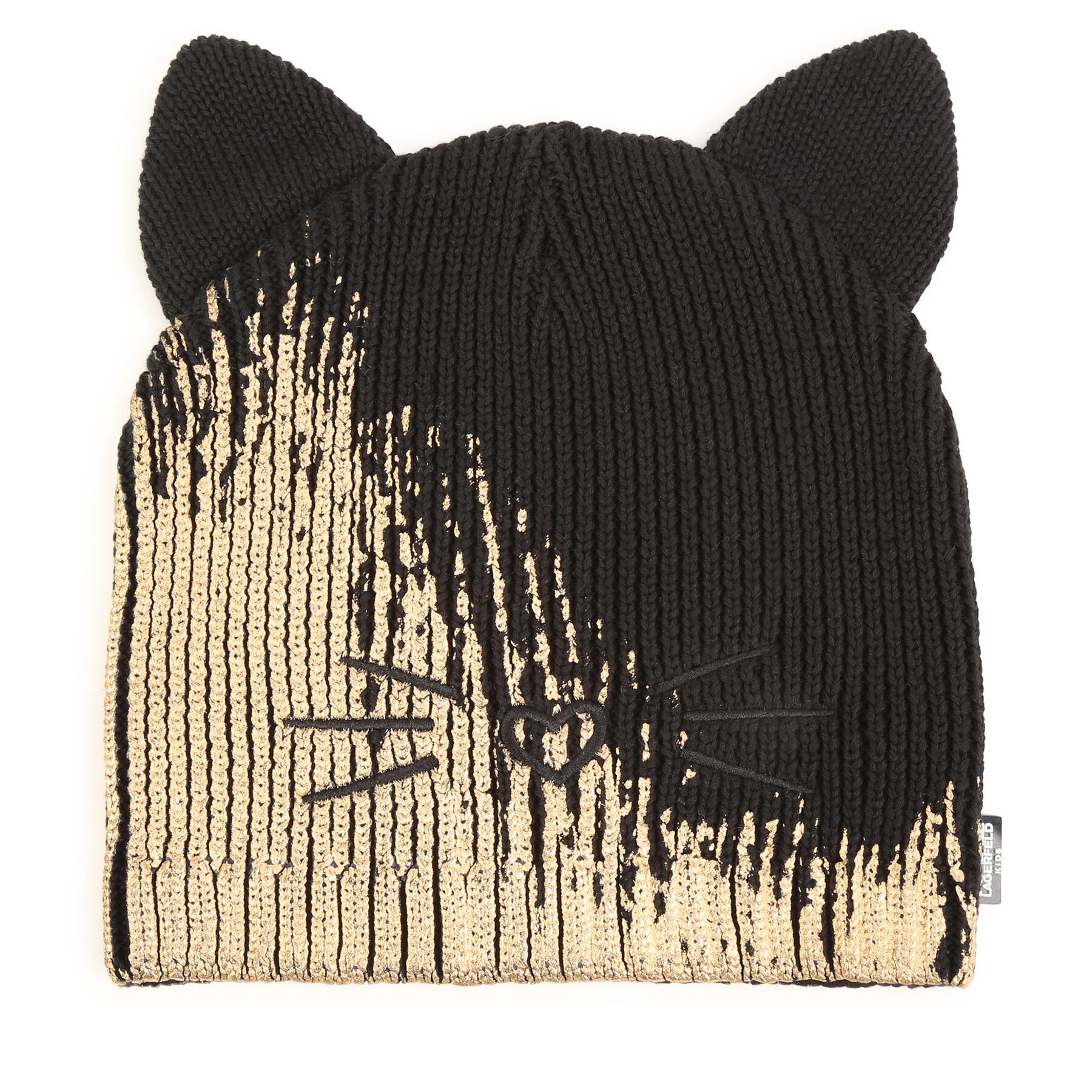 Dziecięca Czapka Karl Lagerfeld Kids, Rozmiar T1 Czarny Z11066