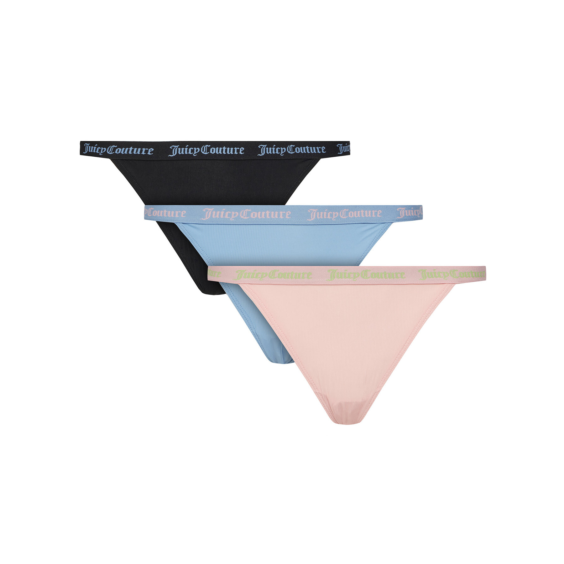 Juicy Couture Set di perizomi JCTTH125982 Multicolore