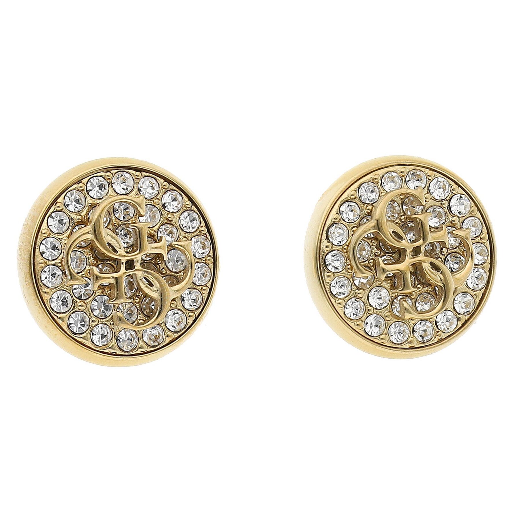 Náušnice Guess Dreaming Guess JUBE03 129JW Žlté zlato