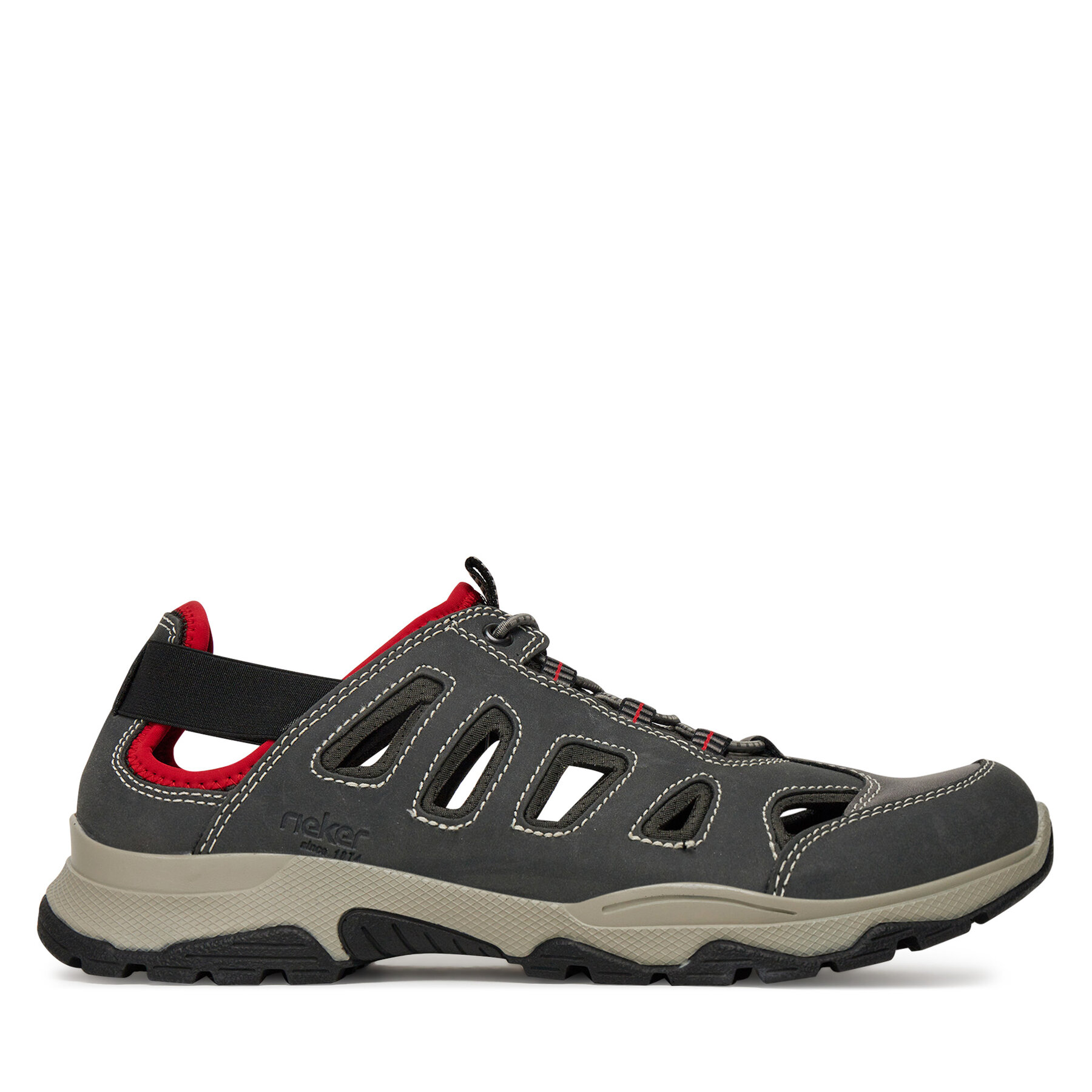 Scarpe basse Rieker B8366-45 Grigio