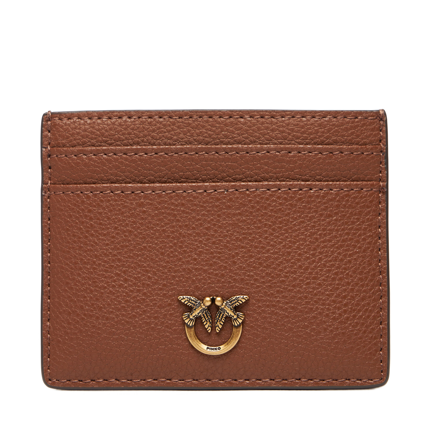 Калъф за кредитни карти PINKO Card Holder Simply AI 25-26 PCPL 103762 A29Q Кафяв
