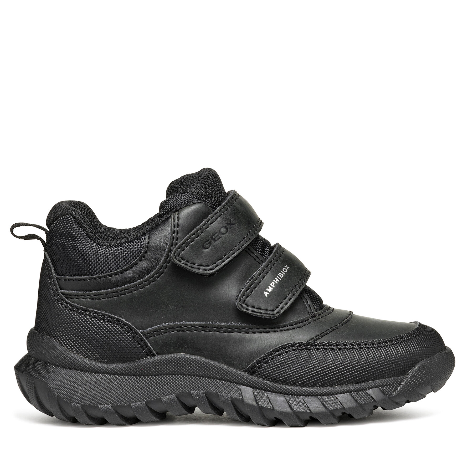 Botines planos Geox J Simbyos Boy B Abx J46L0B 0MEFU C9999 S Negro