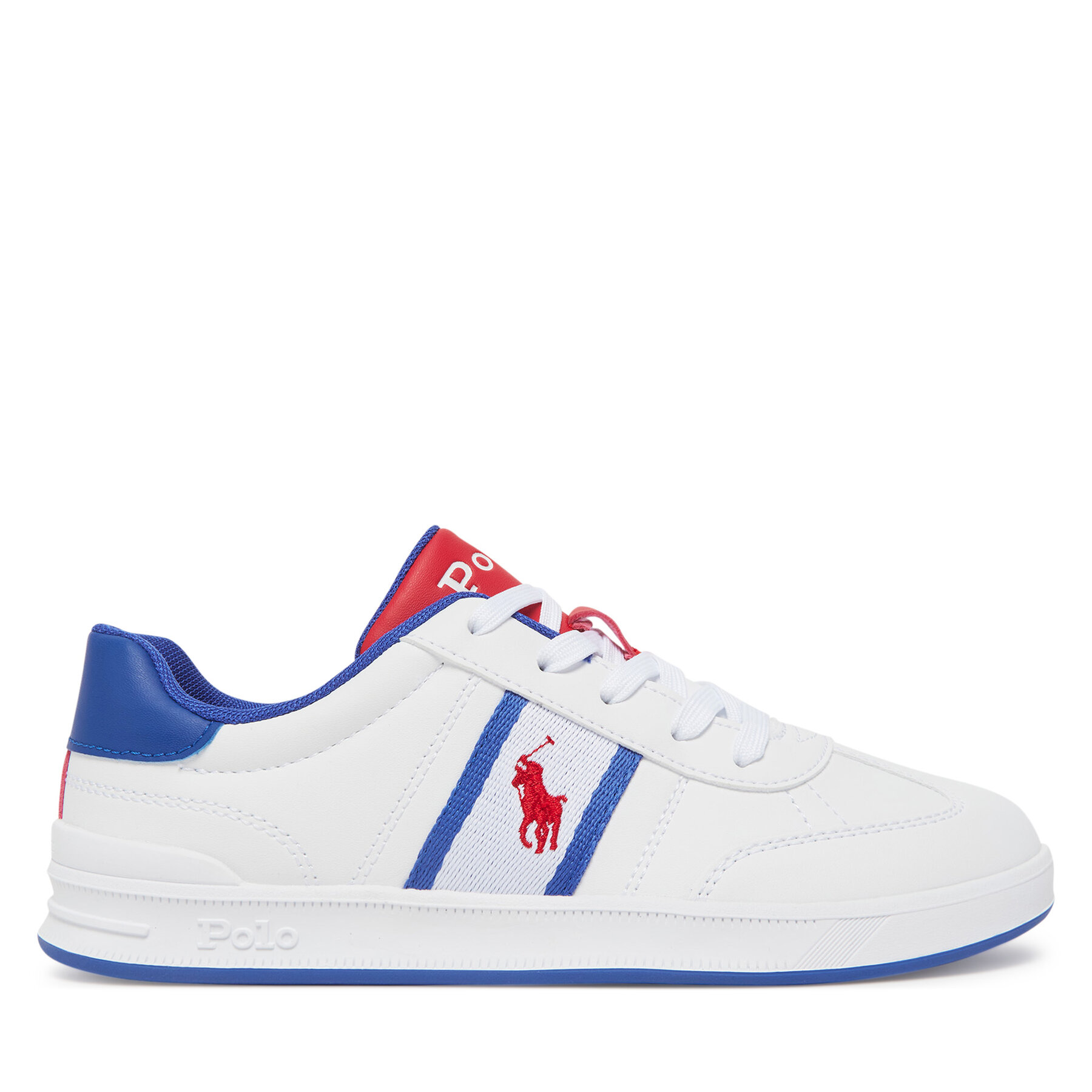 Sneakersy Polo Ralph Lauren Heritage Court III T-Toe RL02475103 Biela