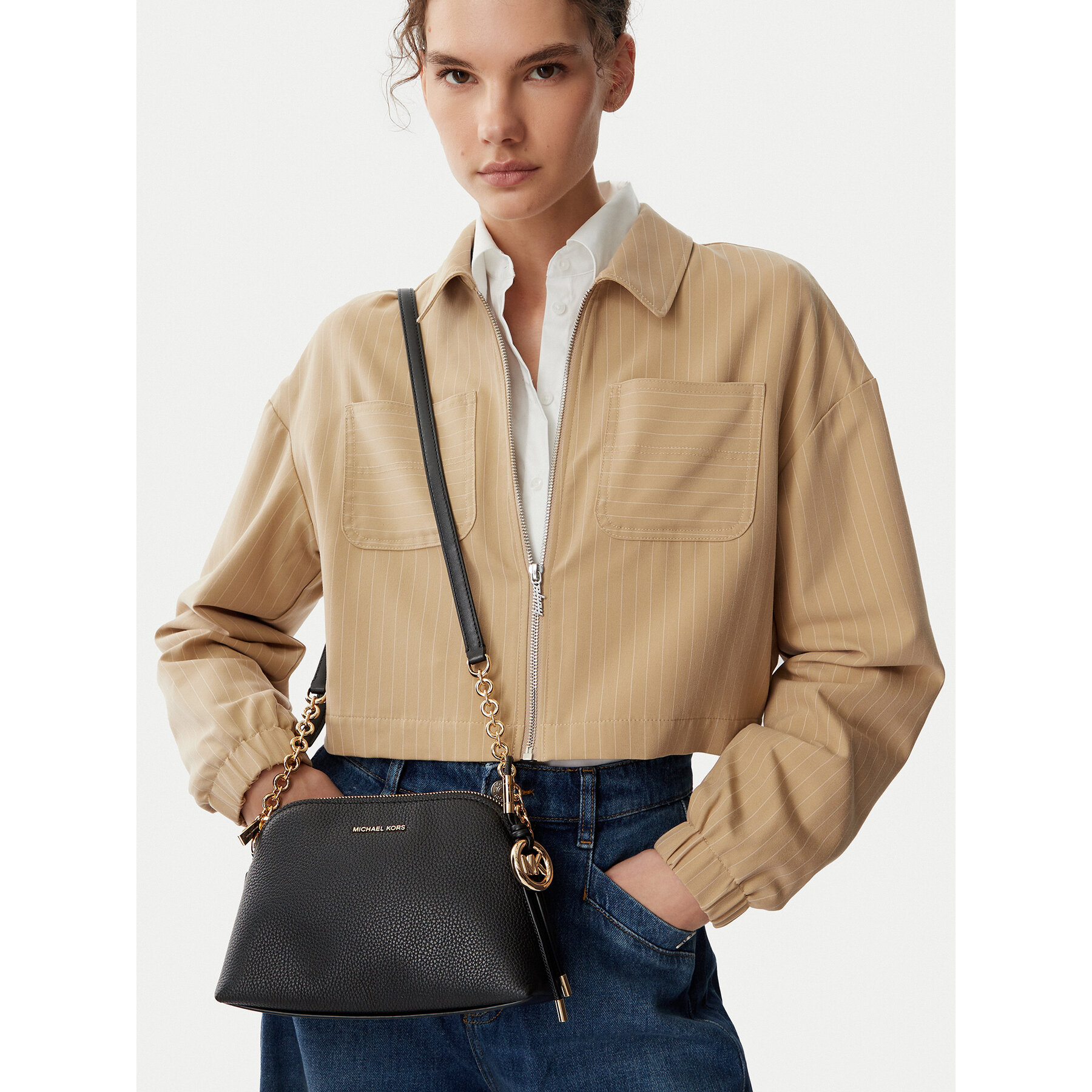 Geantă MICHAEL Michael Kors 32T6GX4C1L Negru