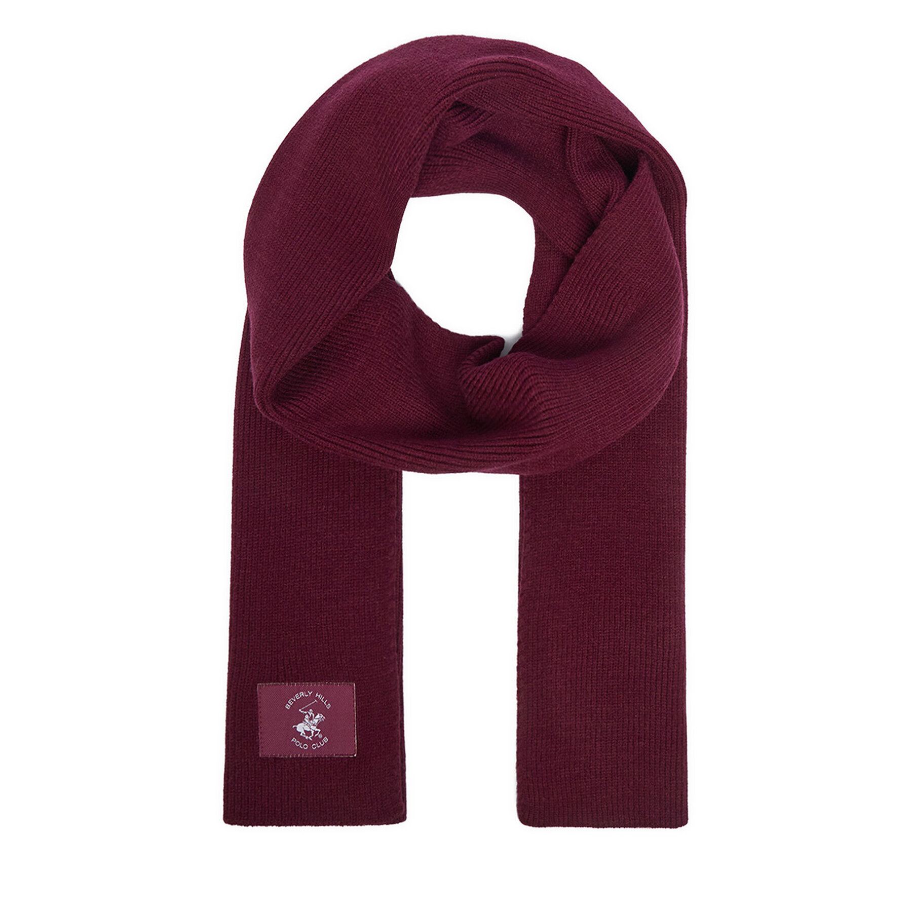 Зимен шал Beverly Hills Polo Club CWBEO-BHPC-W4-001-AW26 Бордо