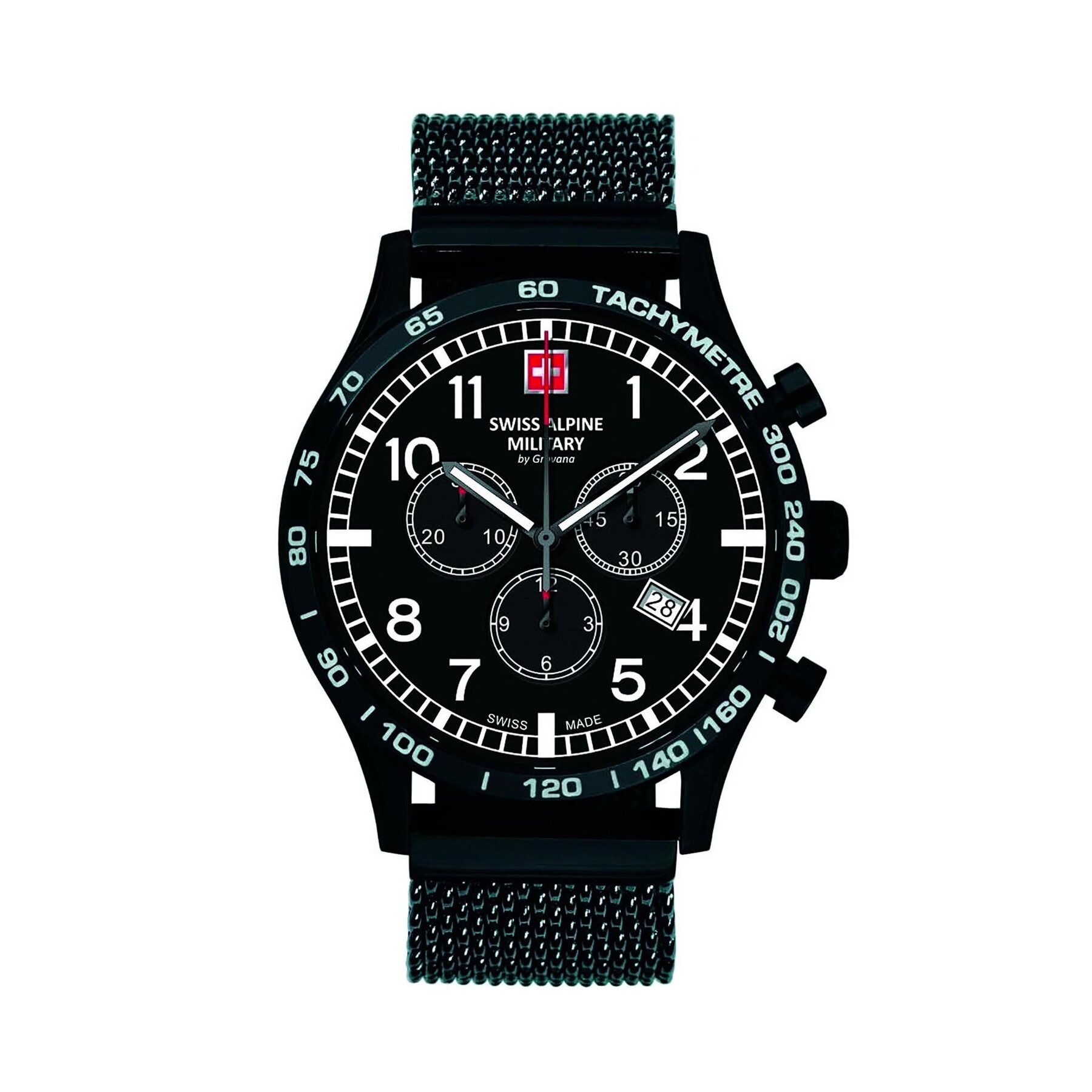 

Годинник Swiss Alpine Military 1746.9177 Black, Чорний
