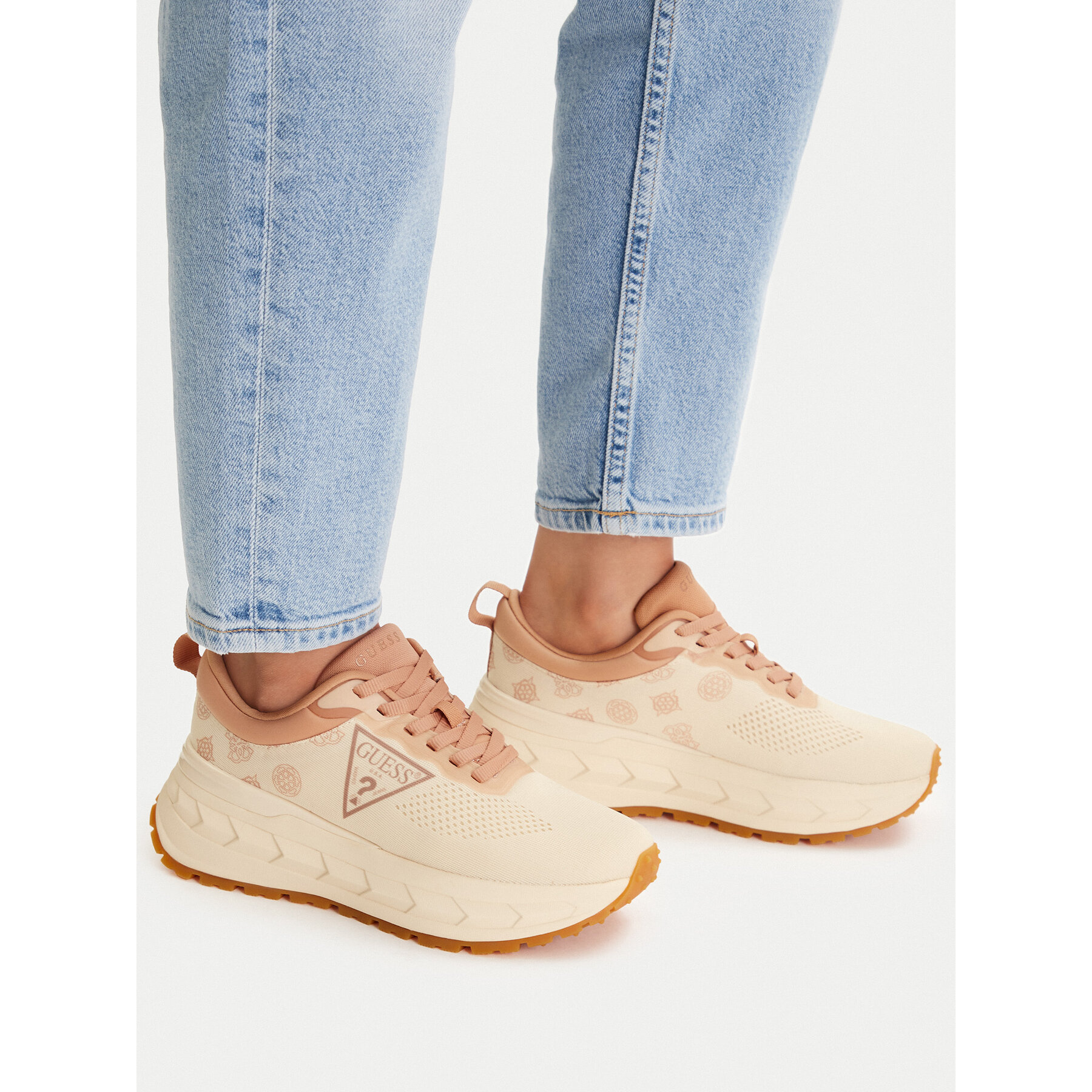 Sneakers Guess FLTRUN FAB12 Bej