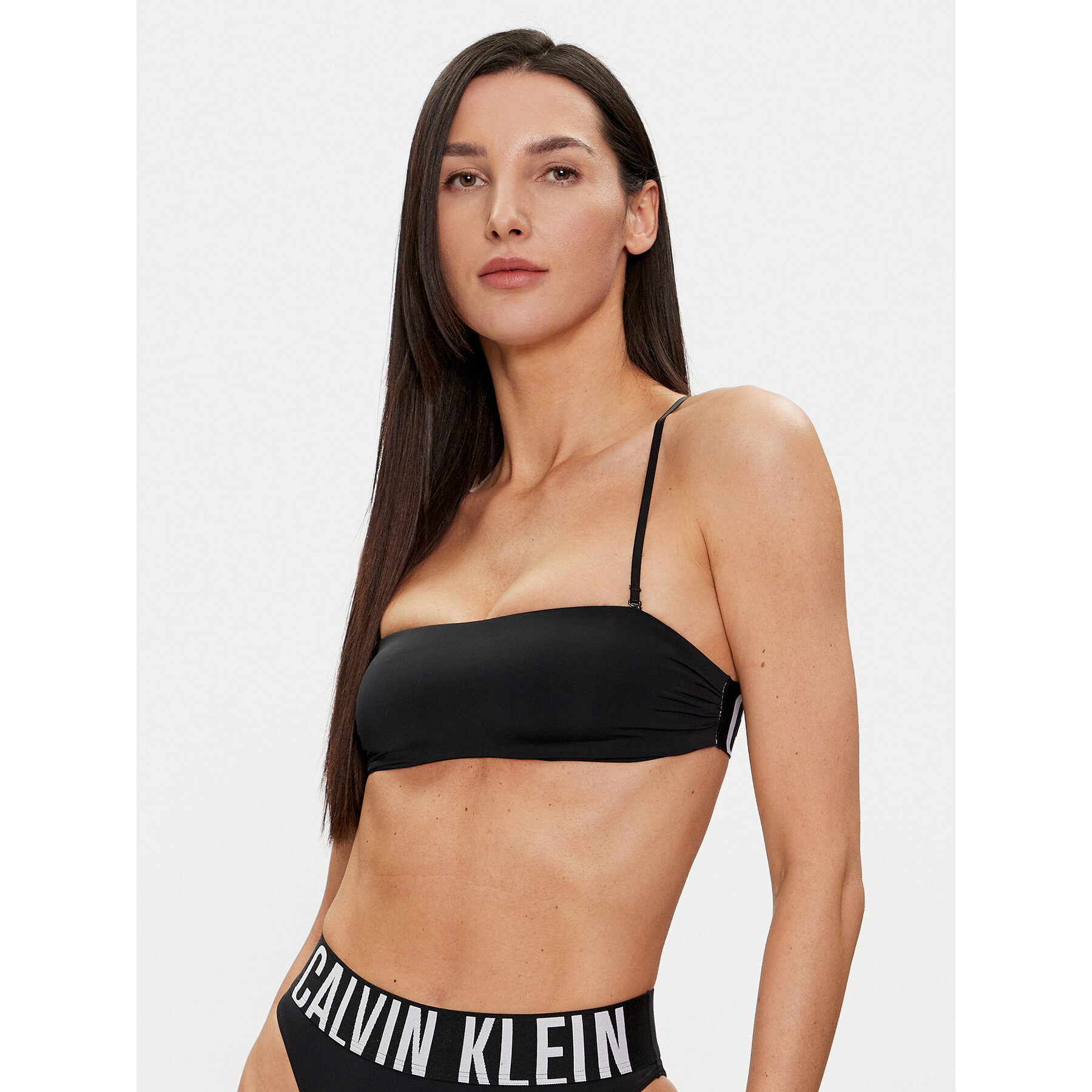 Calvin Klein Underwear Melltartó felső 000QF7630E Fekete