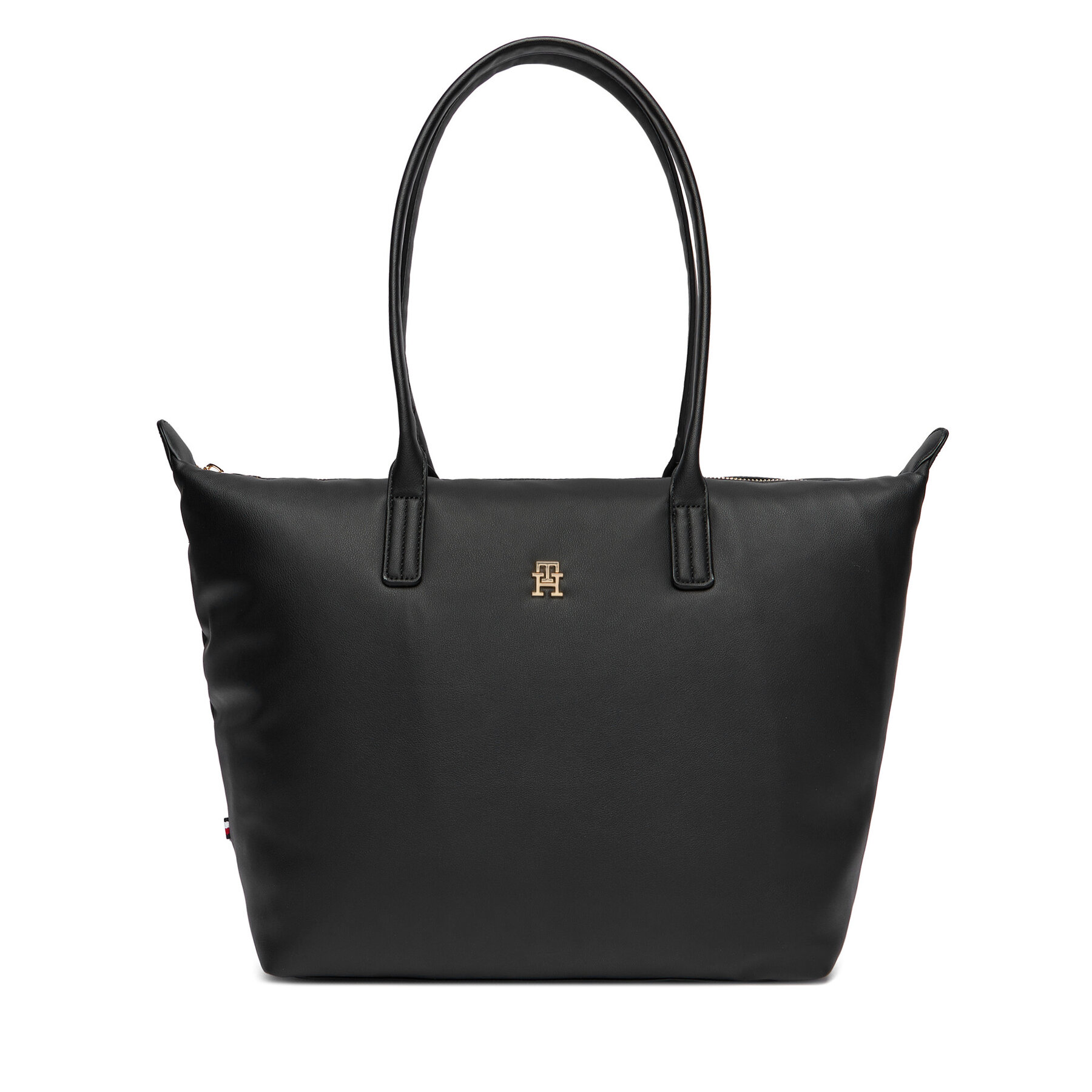 Geantă Tommy Hilfiger Popette Soft AW0AW17705 Negru