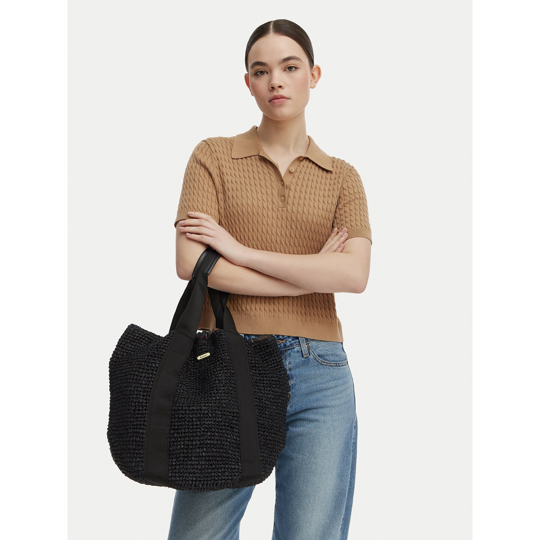 Τσάντα Barbour Lily Beach LBA0467BK11 Μαύρο