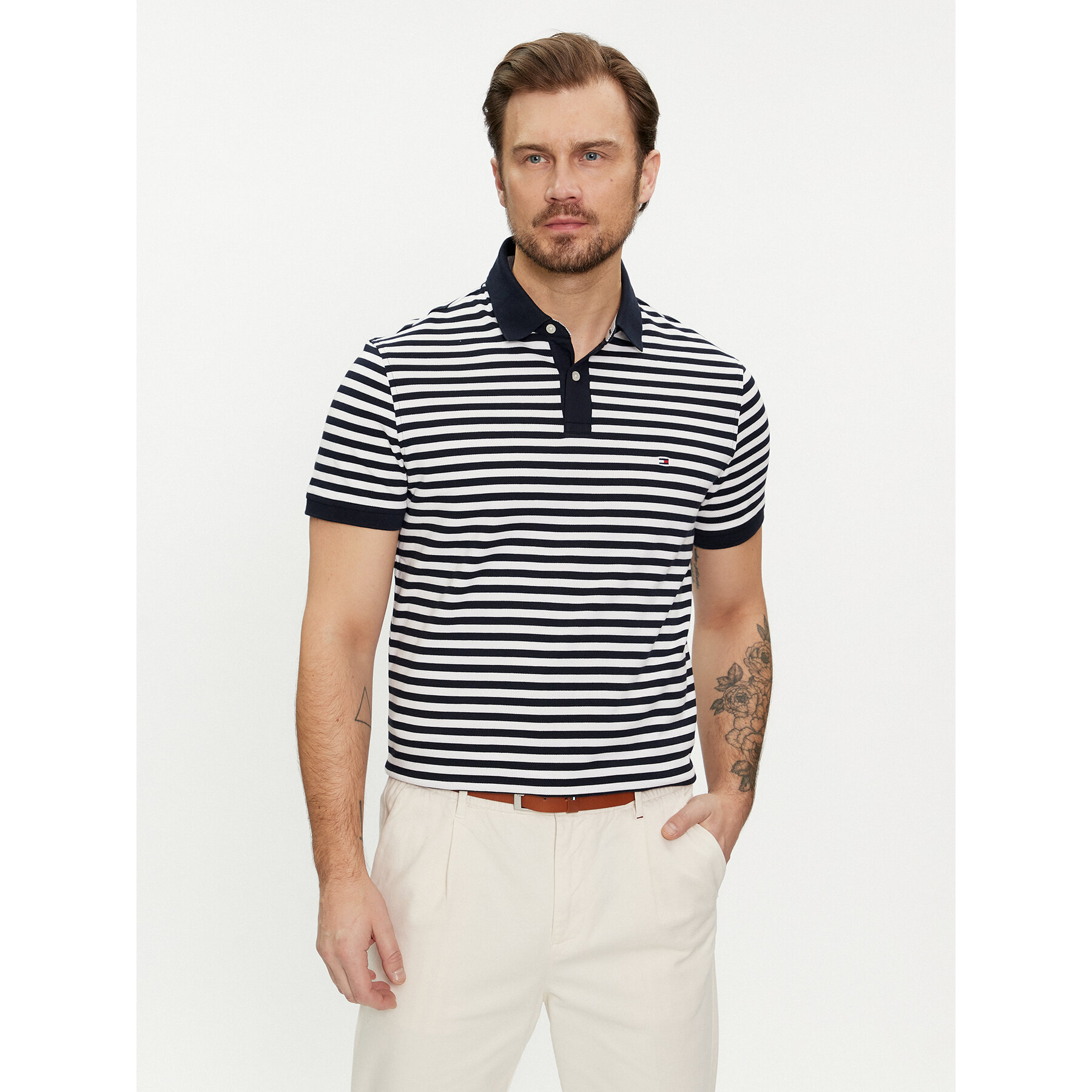 Tommy Hilfiger Polo 1985 MW0MW17770 Blu Scuro Regular Fit