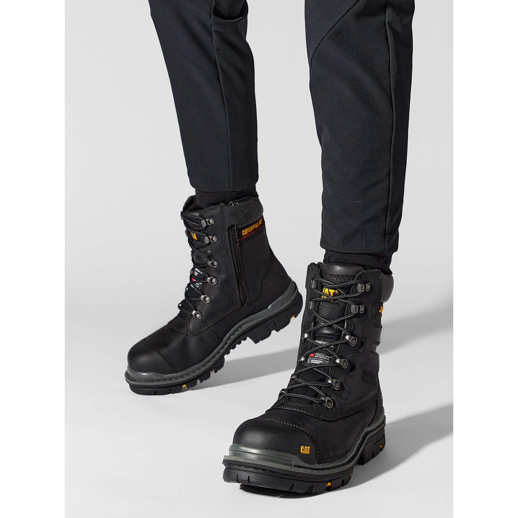 Outdoorová obuv CAT Footwear Premier 8'' Wr Tx P720150 Čierna
