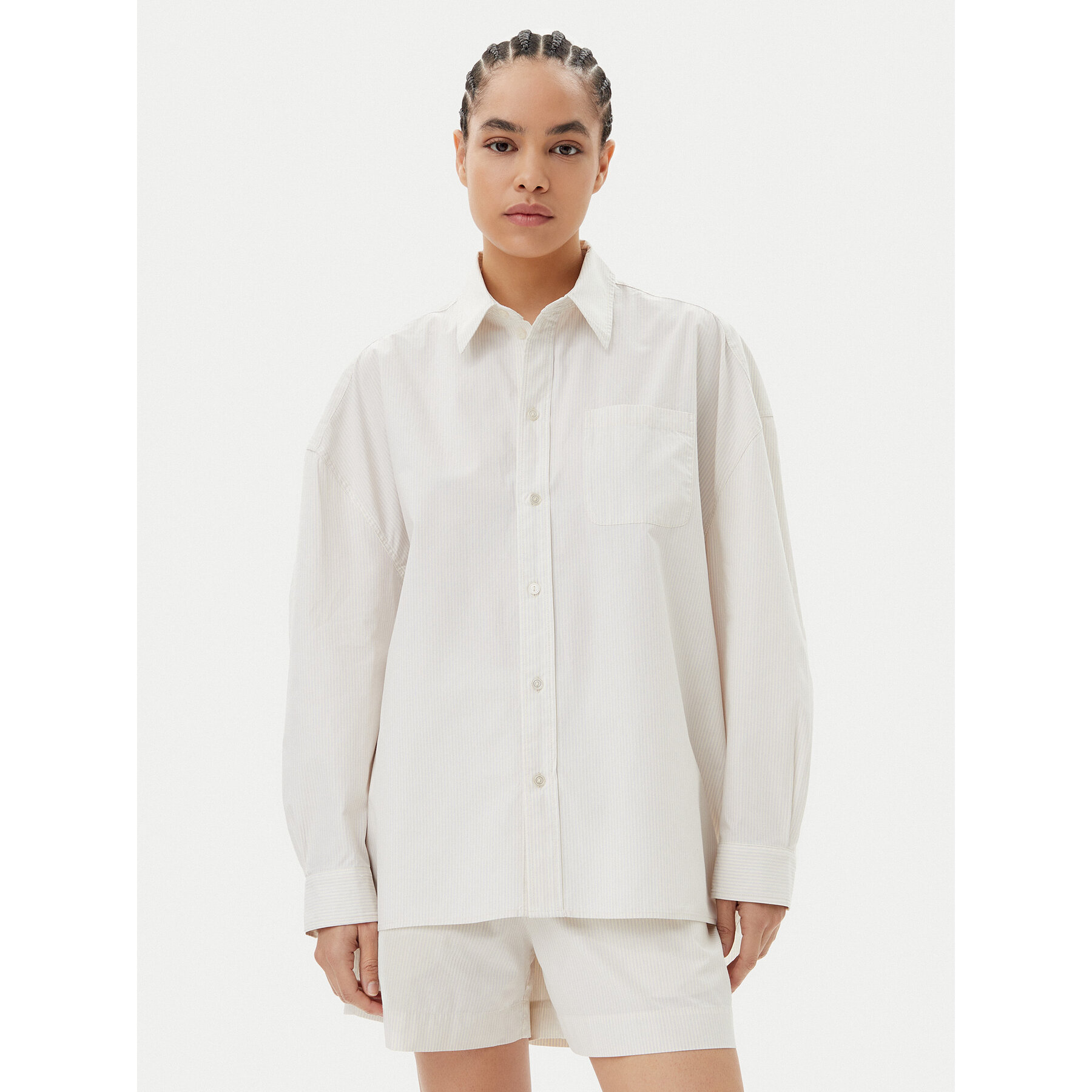 Herskind Hemd Lex 5567172 Écru Relaxed Fit