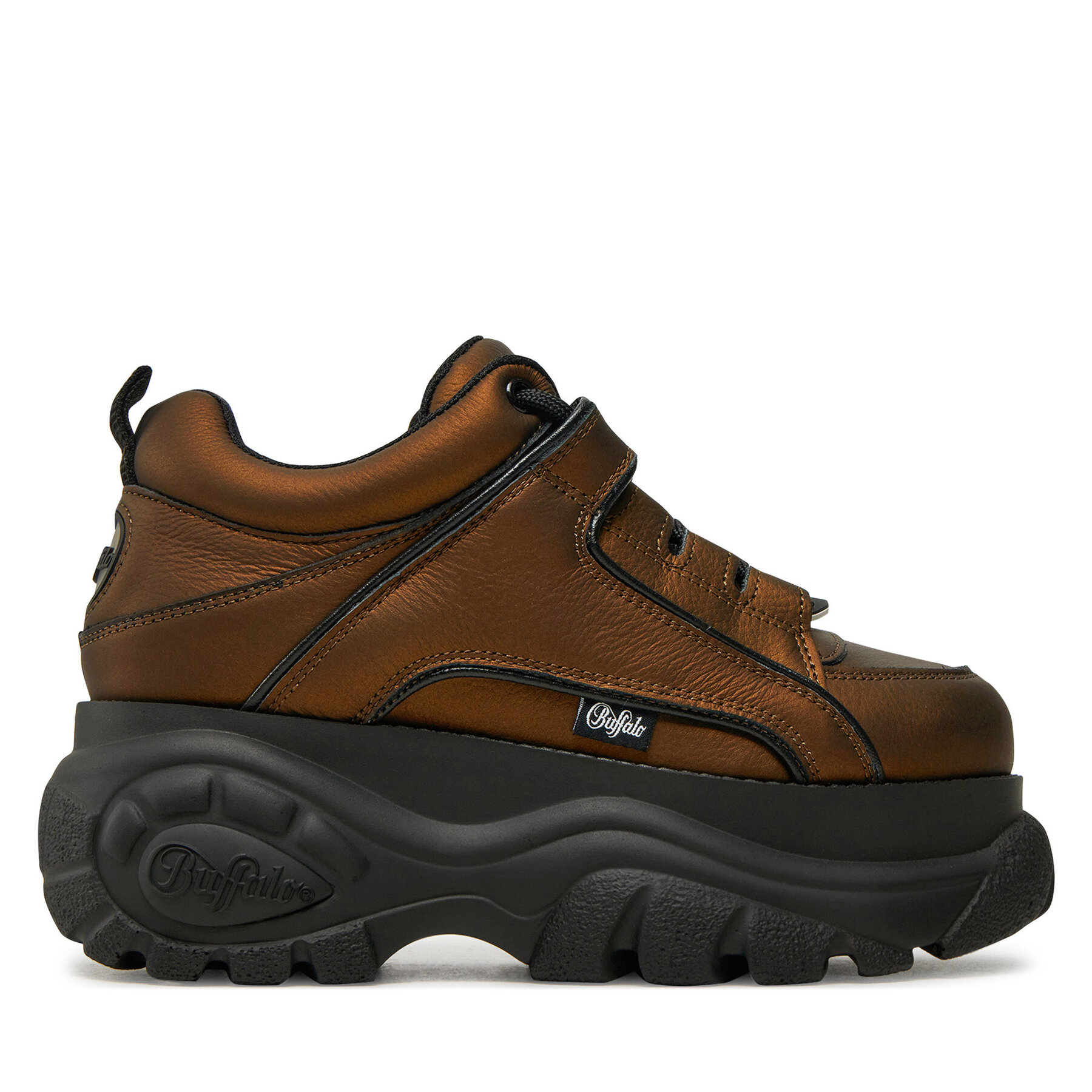 Damskie Sneakersy Buffalo, Rozmiar 39 Brązowy 1534159