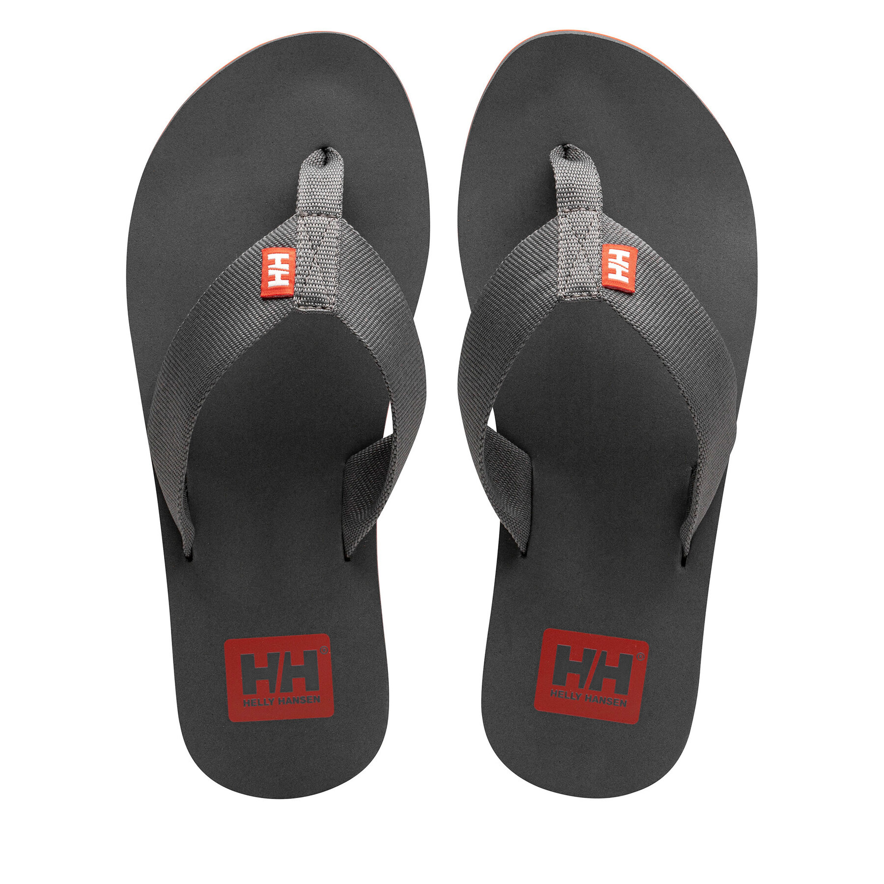 Herren Zehentrenner Helly Hansen, Schuhgröße 40, Grau, Logo Sandal 2 11956