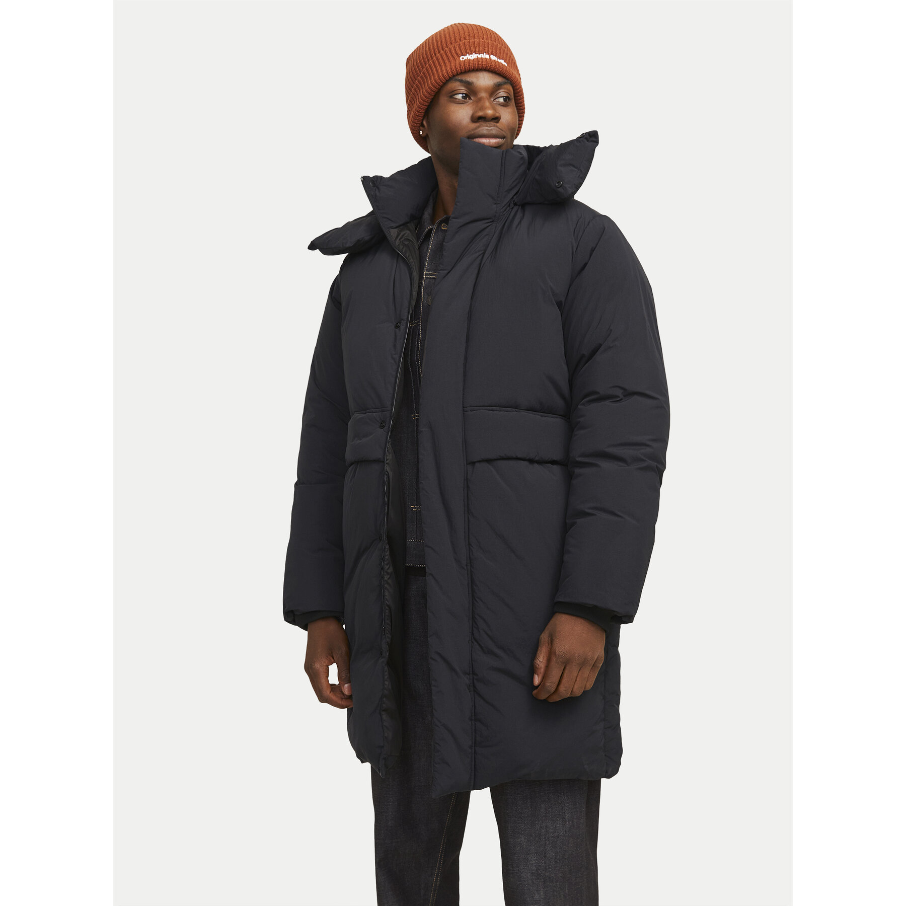Jack & Jones Winterjacke Bolton 12259486 Schwarz Regular Fit