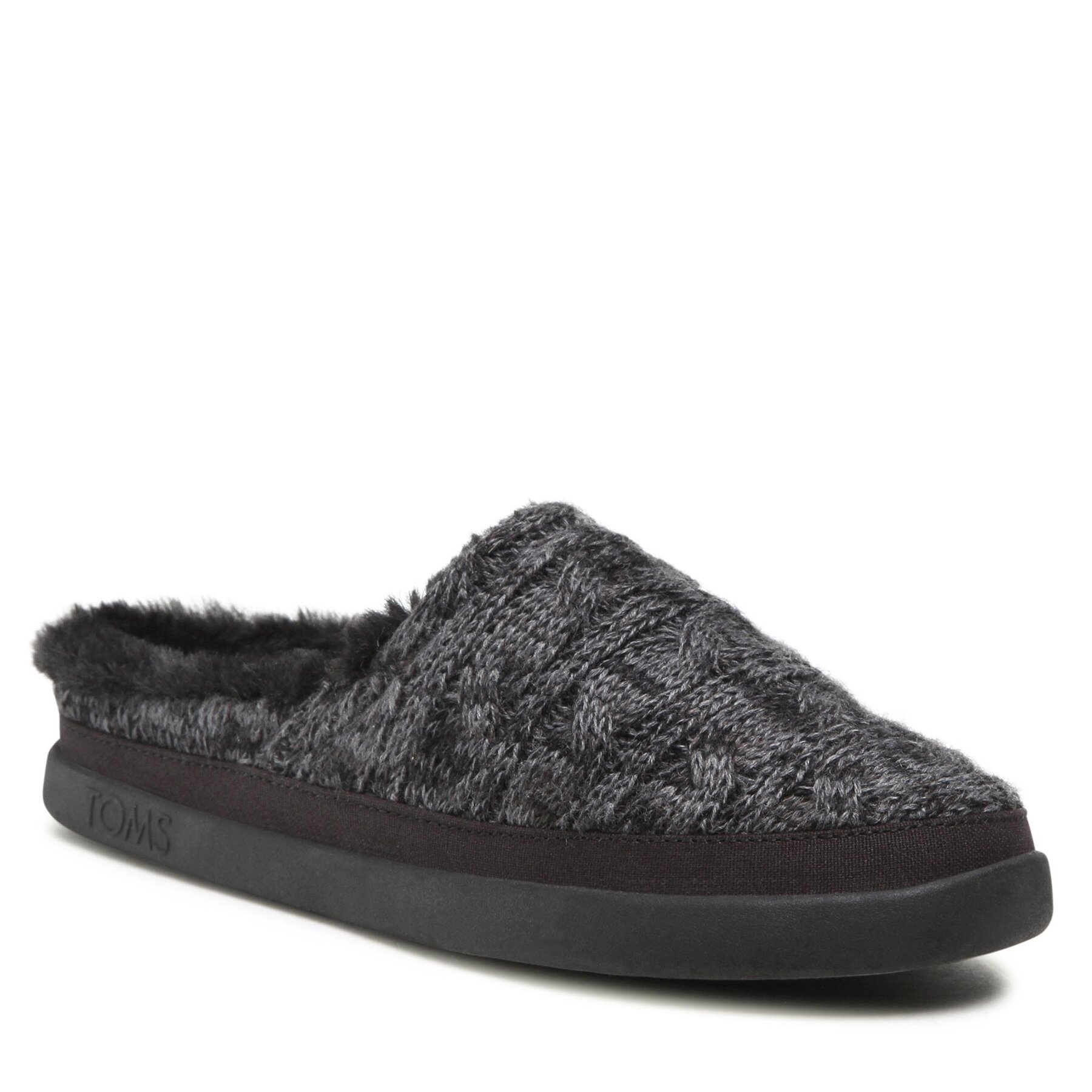 Tofflor Toms Sage 10018790 Black Chunky Cable