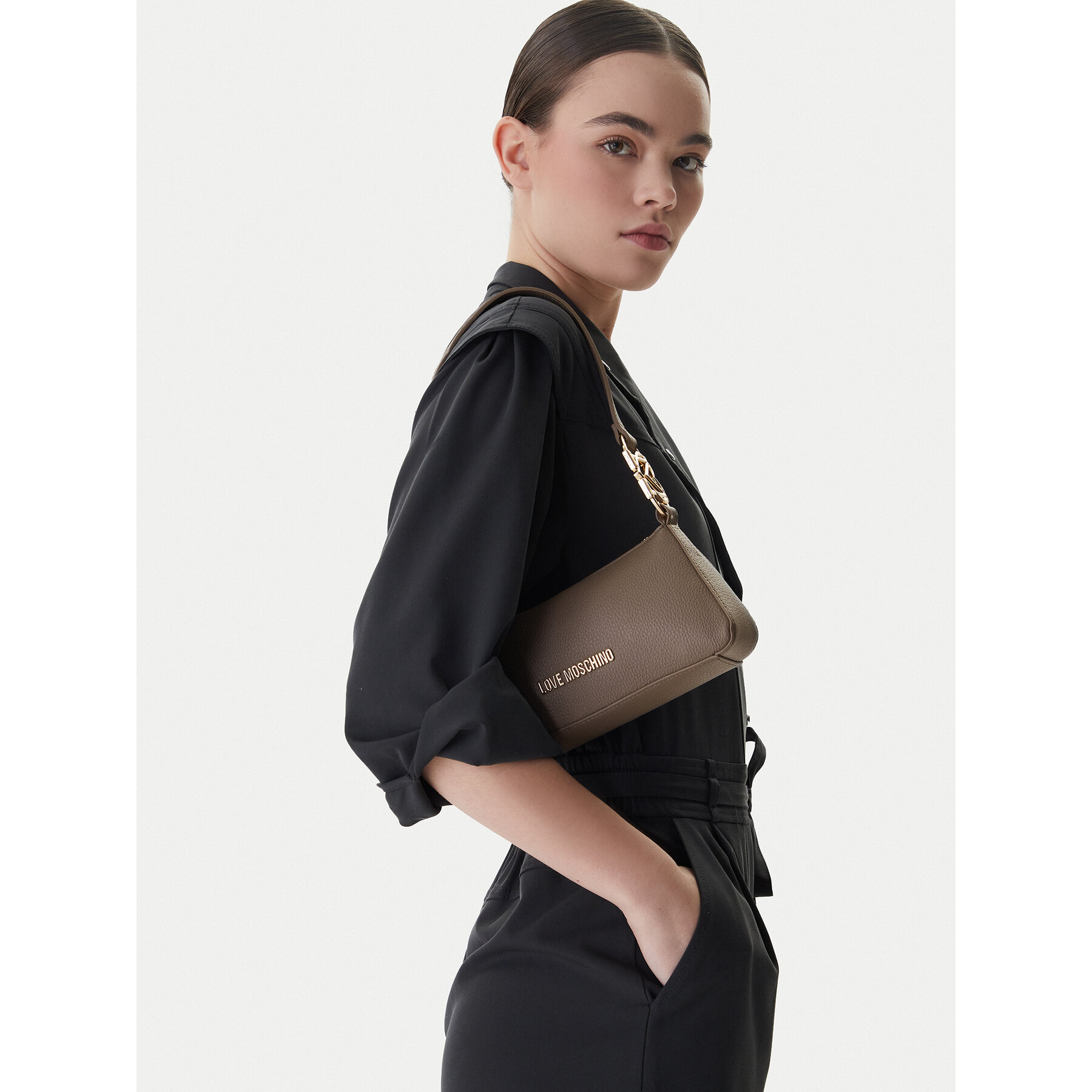 Geantă LOVE MOSCHINO JC4007PP1OLB0203 Maro