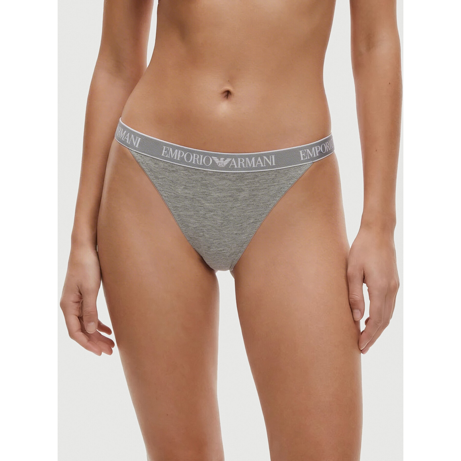 Emporio Armani Underwear String-Set EW000405 AF19026 M8194 Grau