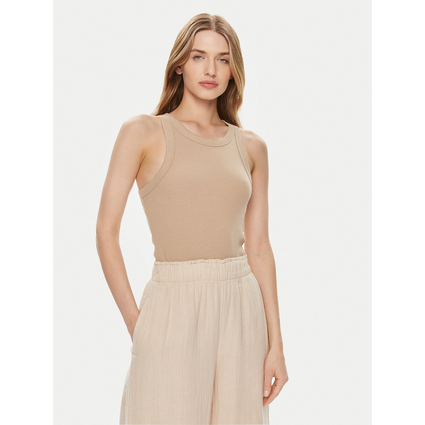 Gap Top 878220-04 Beige Regular Fit