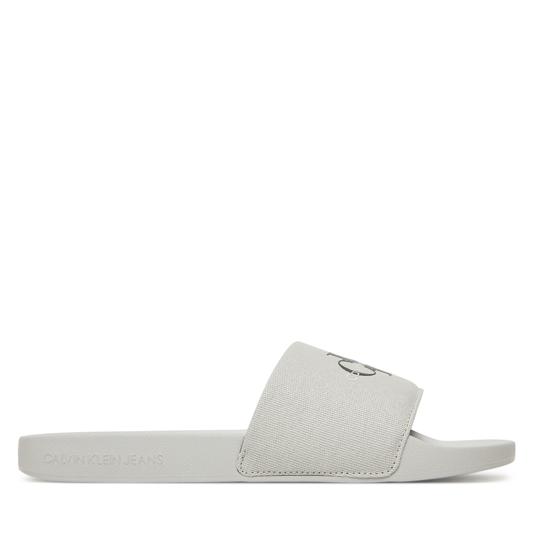 Męskie Klapki Calvin Klein Jeans, Rozmiar 40 Szary Slide Monogram Cv YM0YM01271