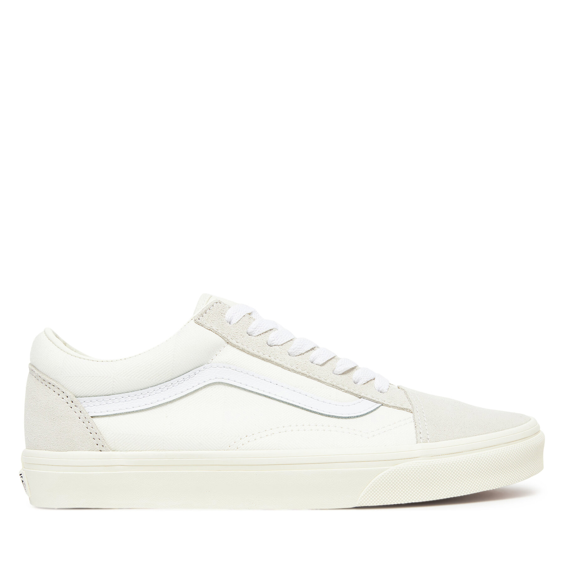 Vans Uomo Scarpe sportive, Taglia 46, Bianco, Old Skool VN000D5NWHT1, taglia : 46