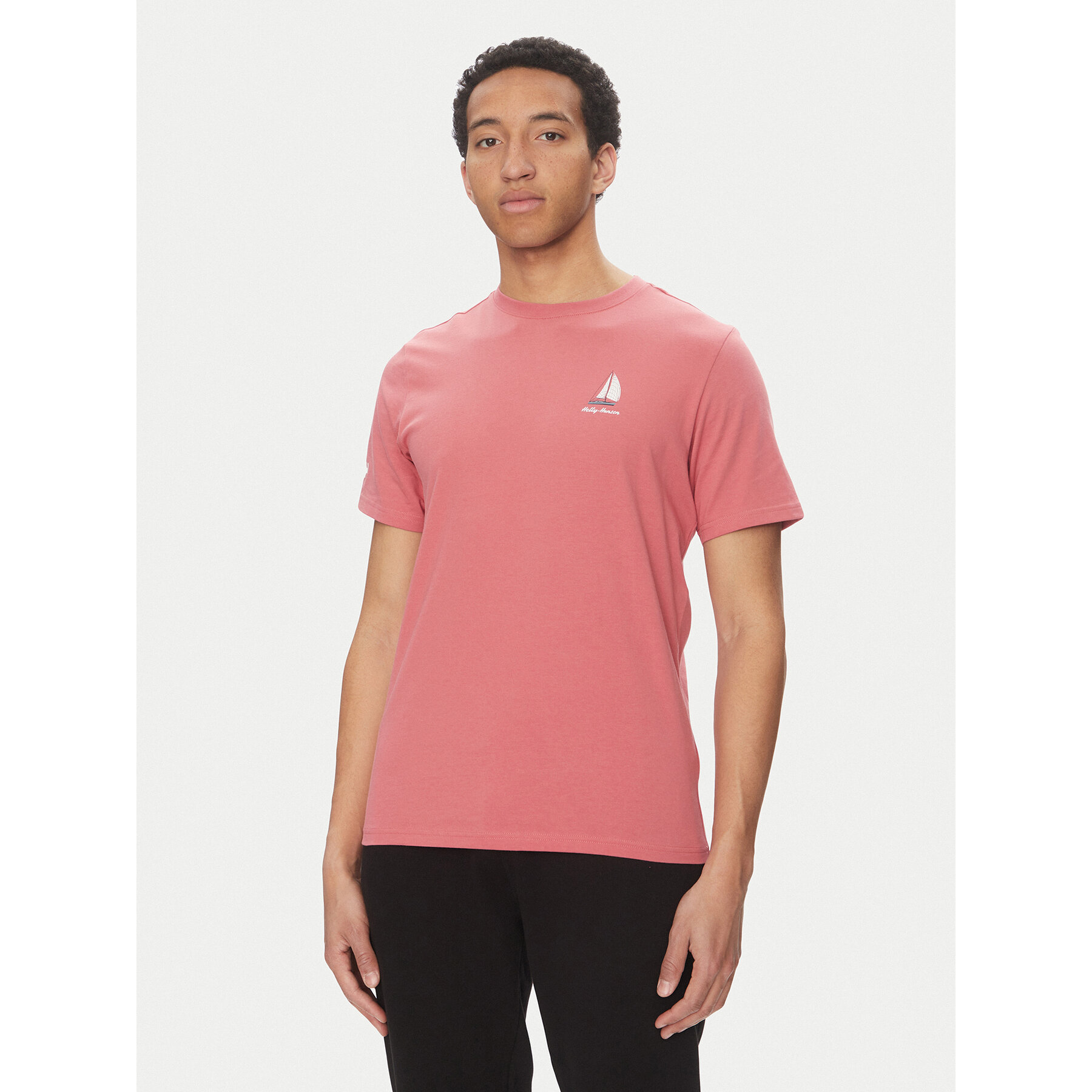 Helly Hansen Marškinėliai Shoreline 54601 Raudona Regular Fit