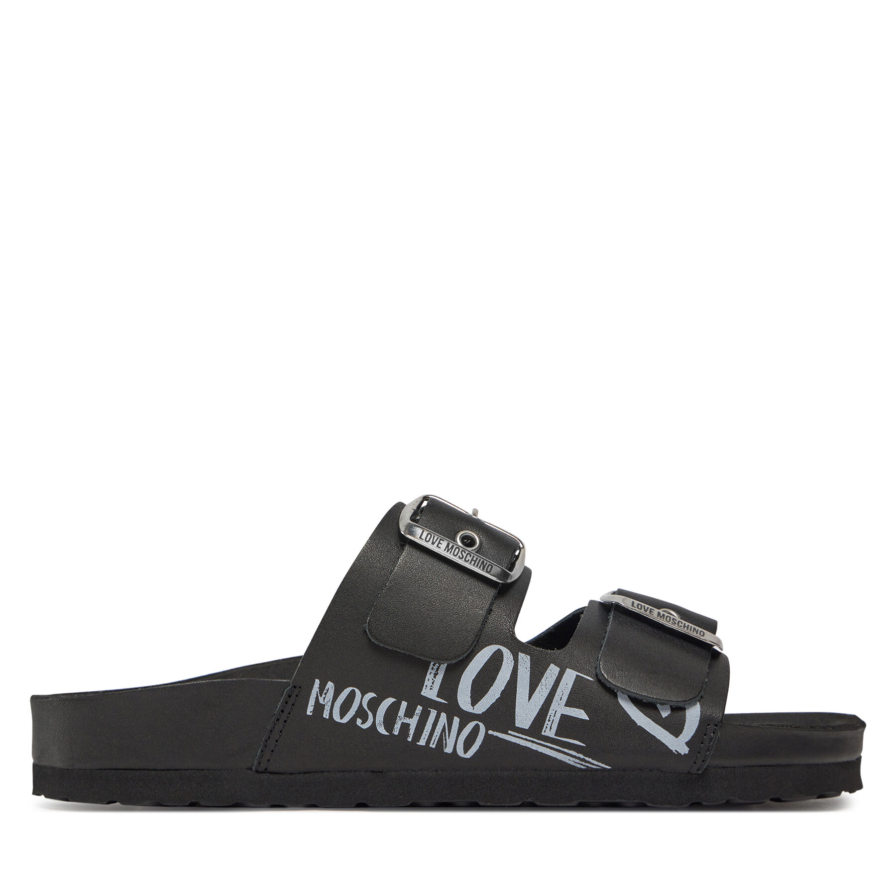 Damen Pantoletten LOVE MOSCHINO, Schuhgröße 36, Schwarz, JA28193G1IIA0000