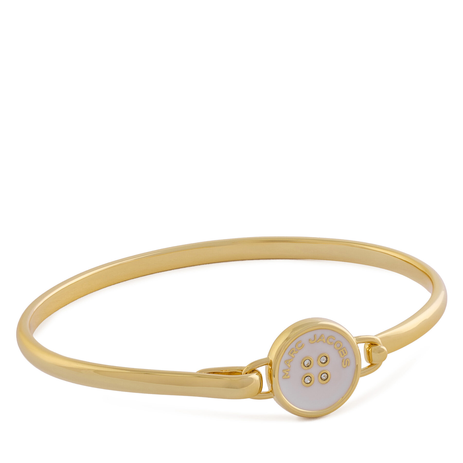 Marc Jacobs Βραχιόλι Marc Jacobs The Button Hinge Bracelet 2R4JBR001J34 Χρυσό