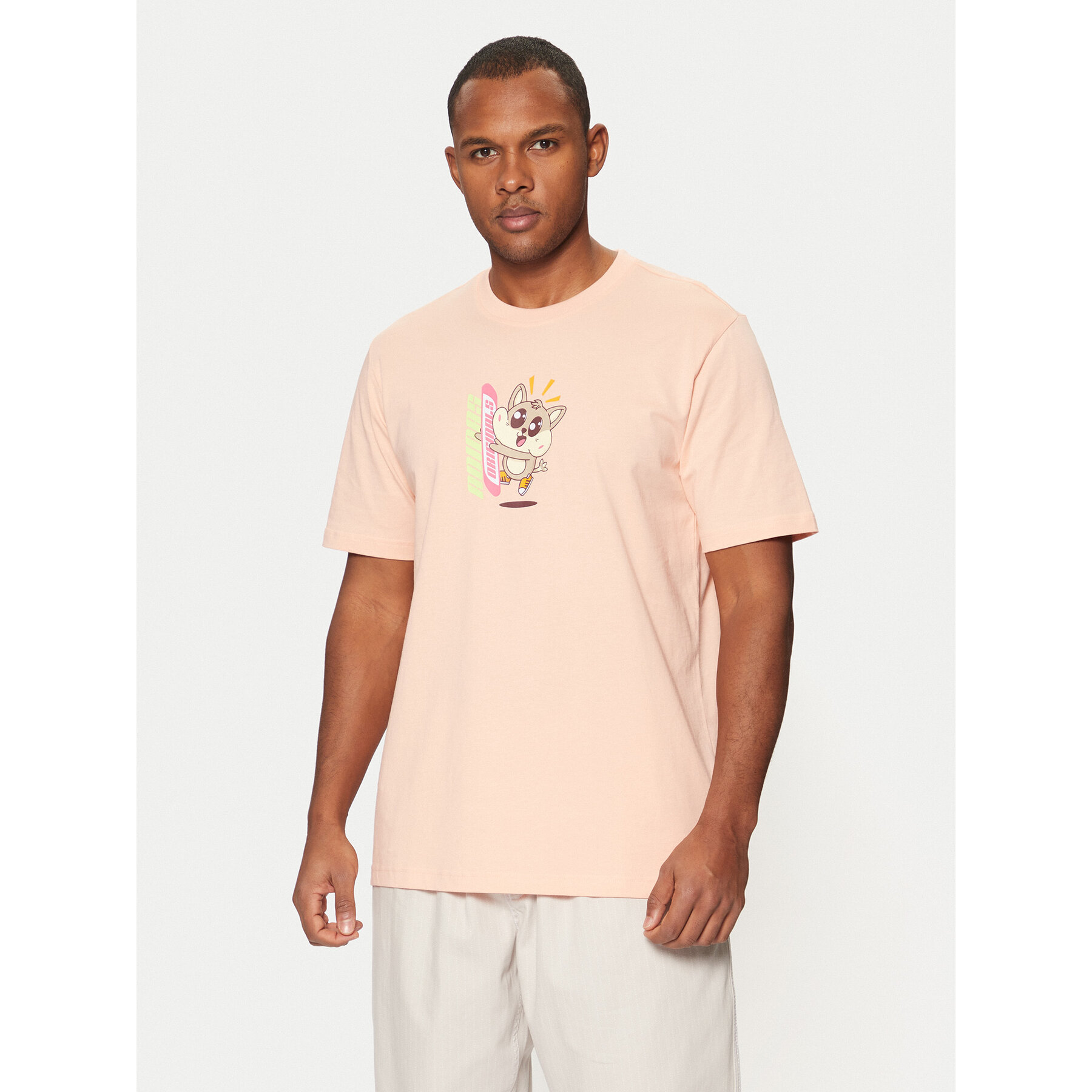 adidas T-Shirt Kawaii JP0194 Ροζ Regular Fit