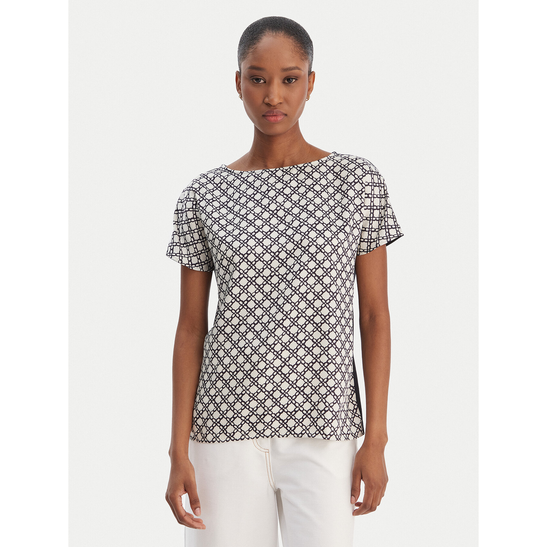 Marella Bluse Emme by Marella Sansa 2615111071 Schwarz Regular Fit