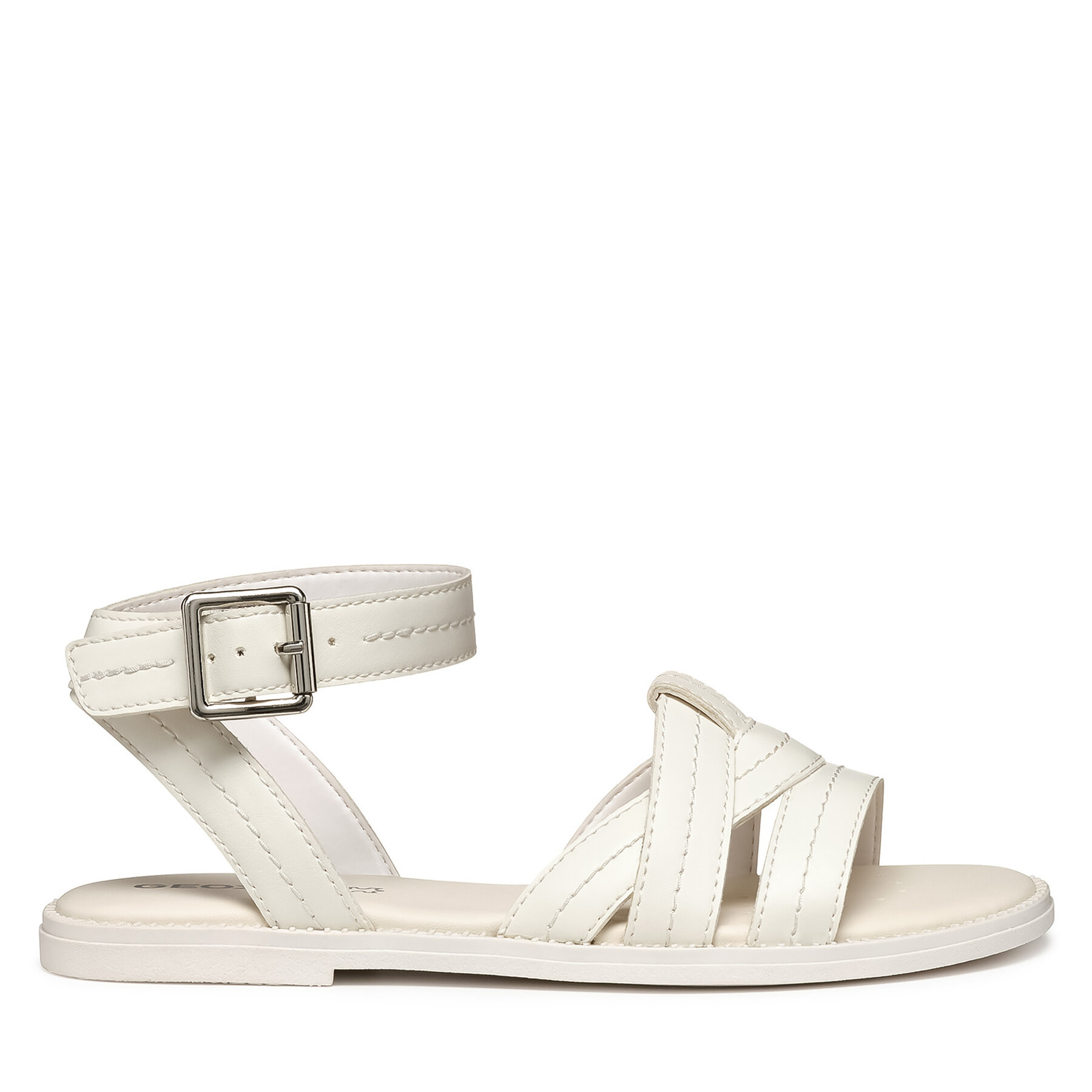 Σανδάλια Geox J Sandal Costarei Gi J65EAA 000BC C1000 S Λευκό