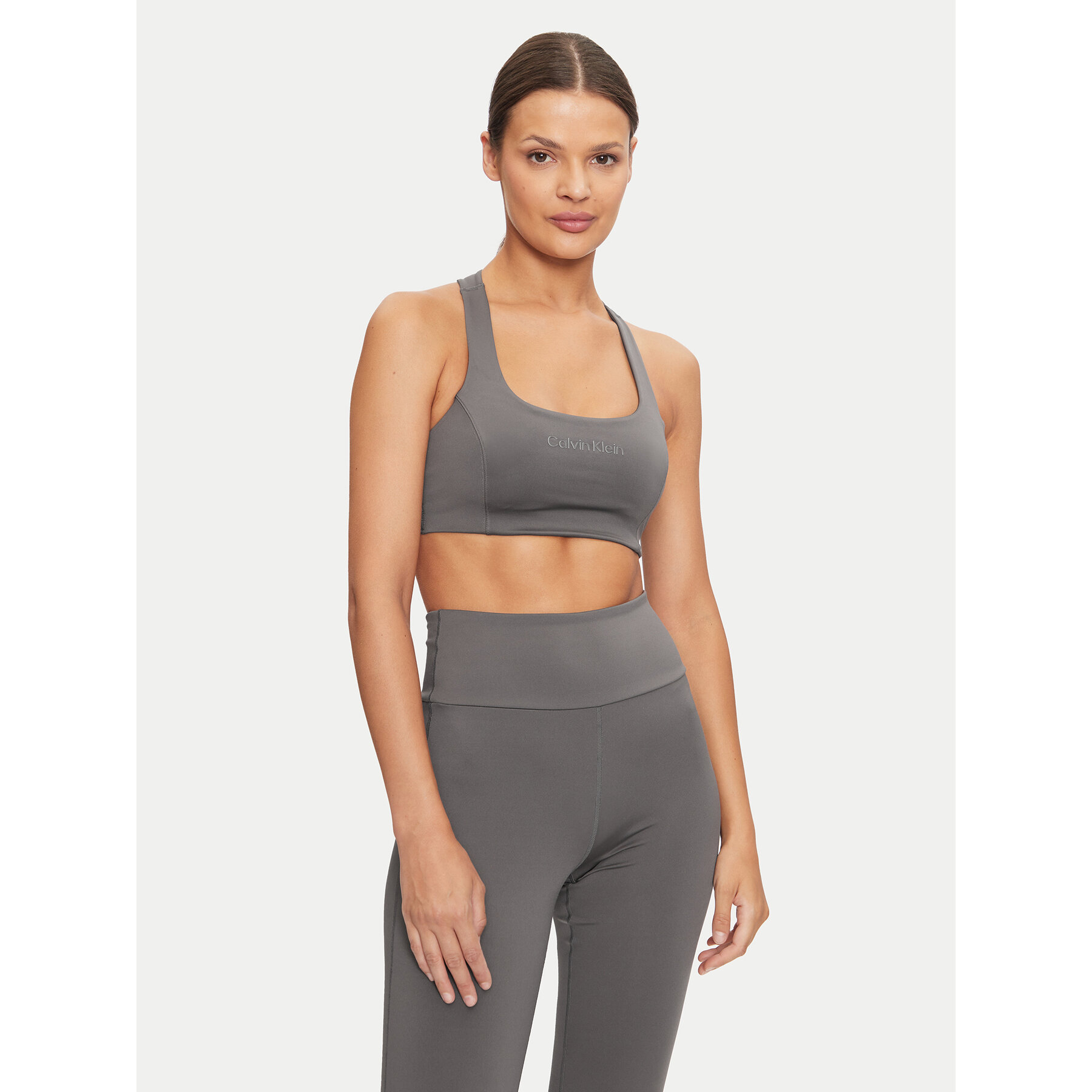 Calvin Klein Melltartó felső Support 00GWF4K171 Szürke