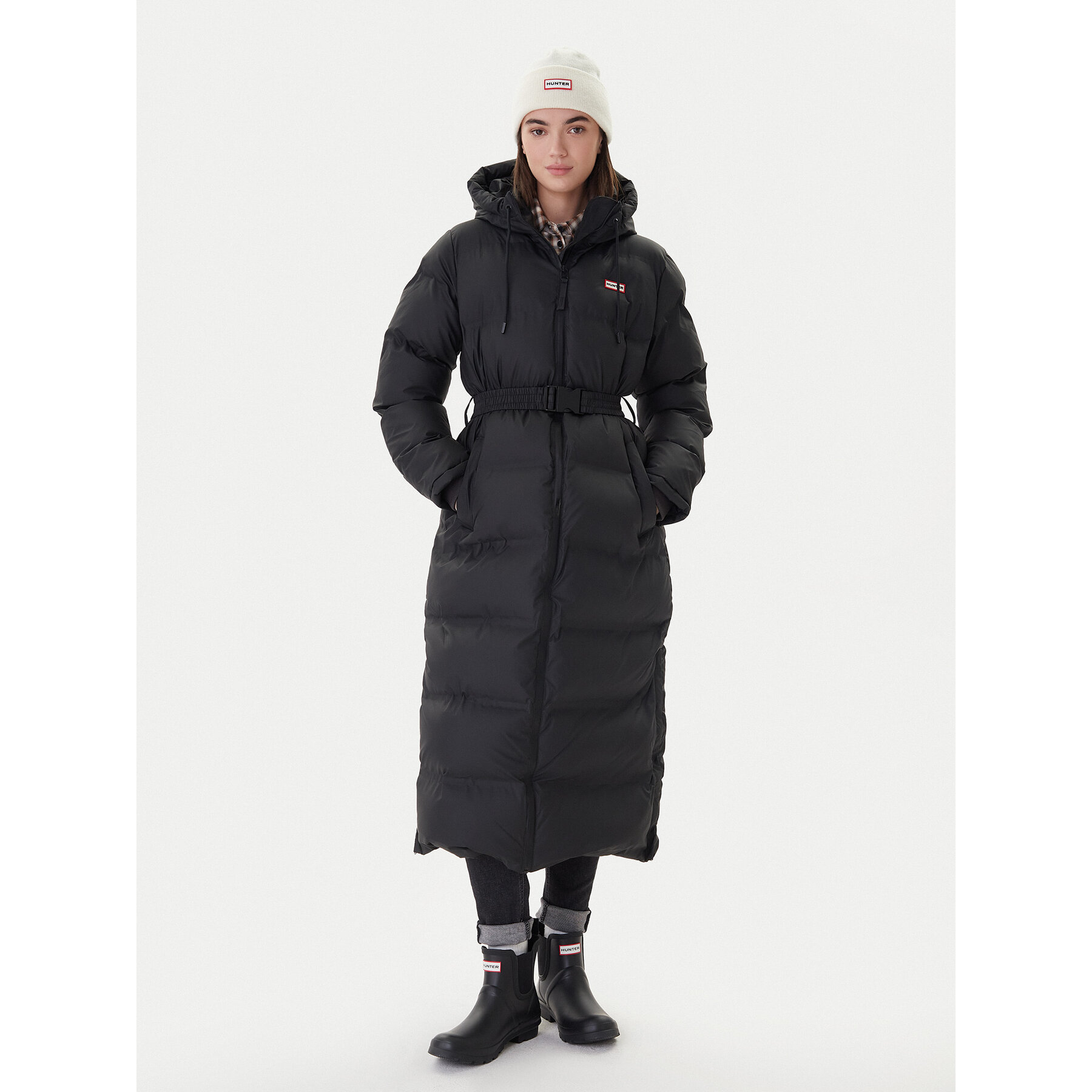 Hunter Zimska jakna Hutchison HARW0001252 Crna Regular Fit