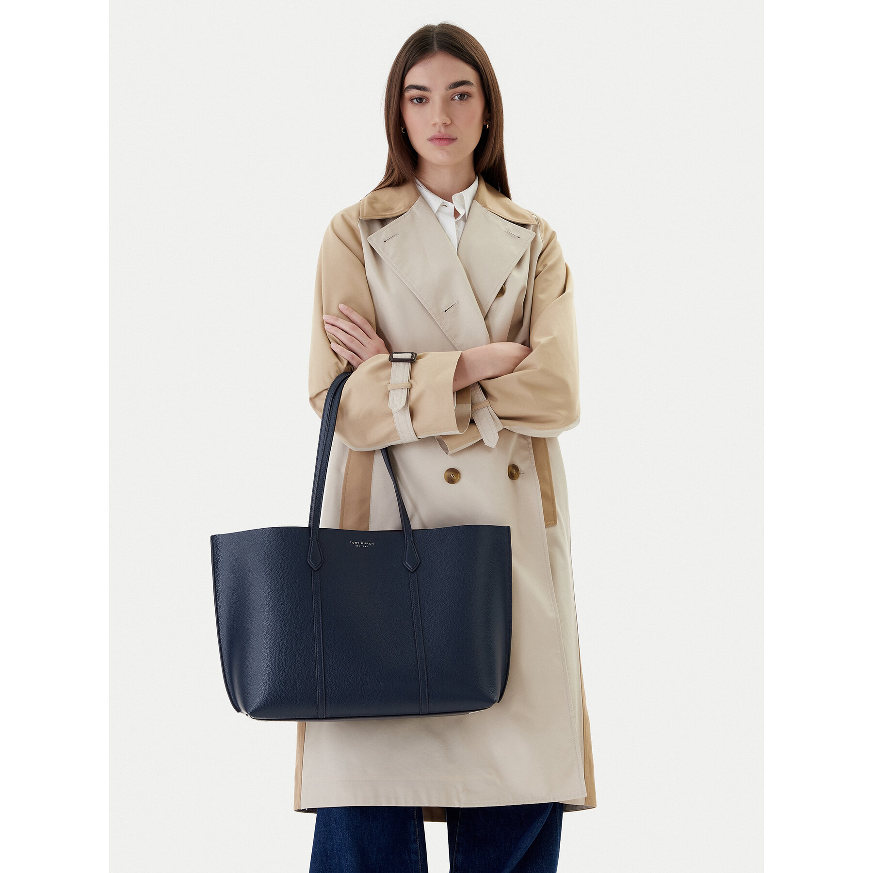 Geantă Tory Burch Perry 169476 Albastru