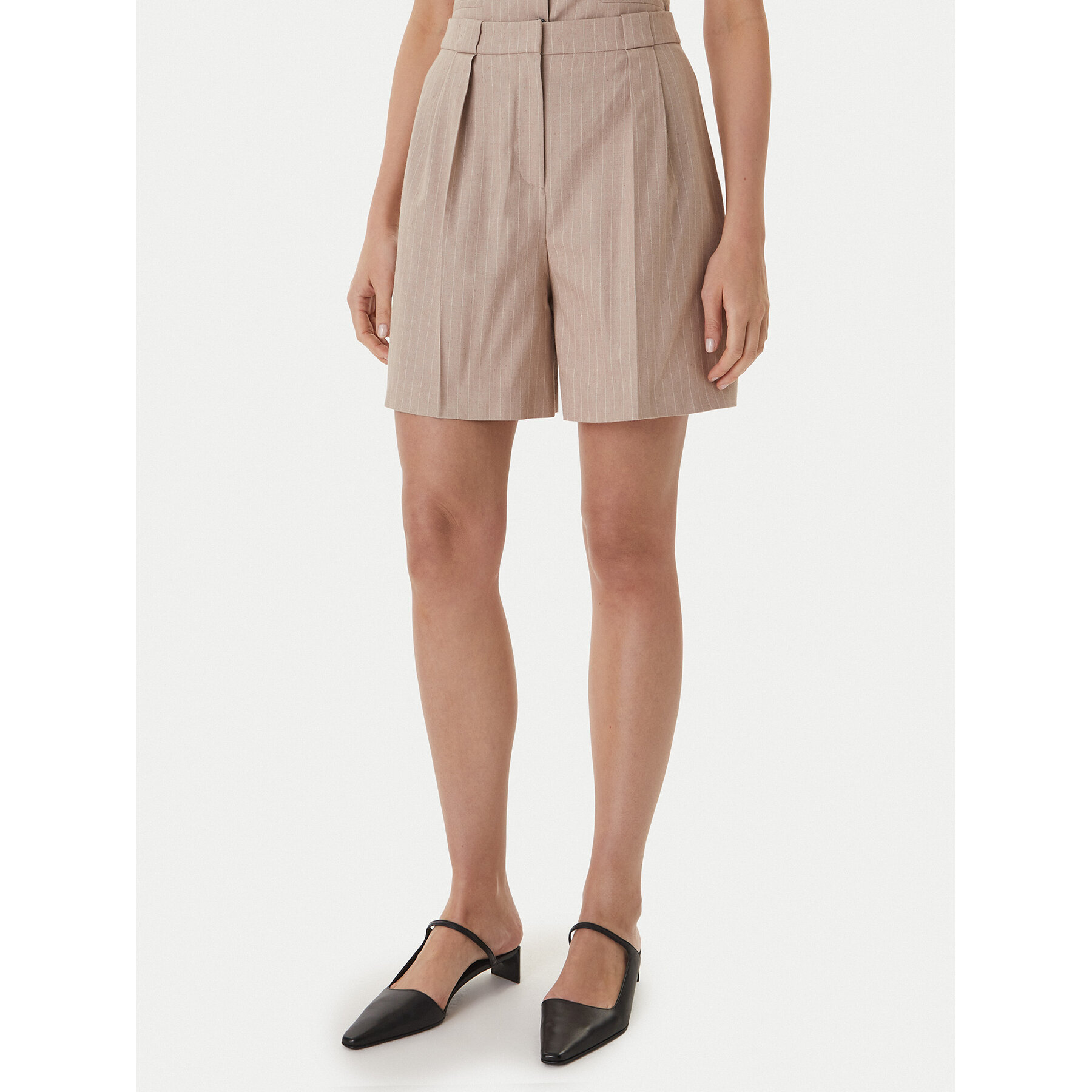 HUGO Stoffshorts Hamonu 50559853 Beige Relaxed Fit