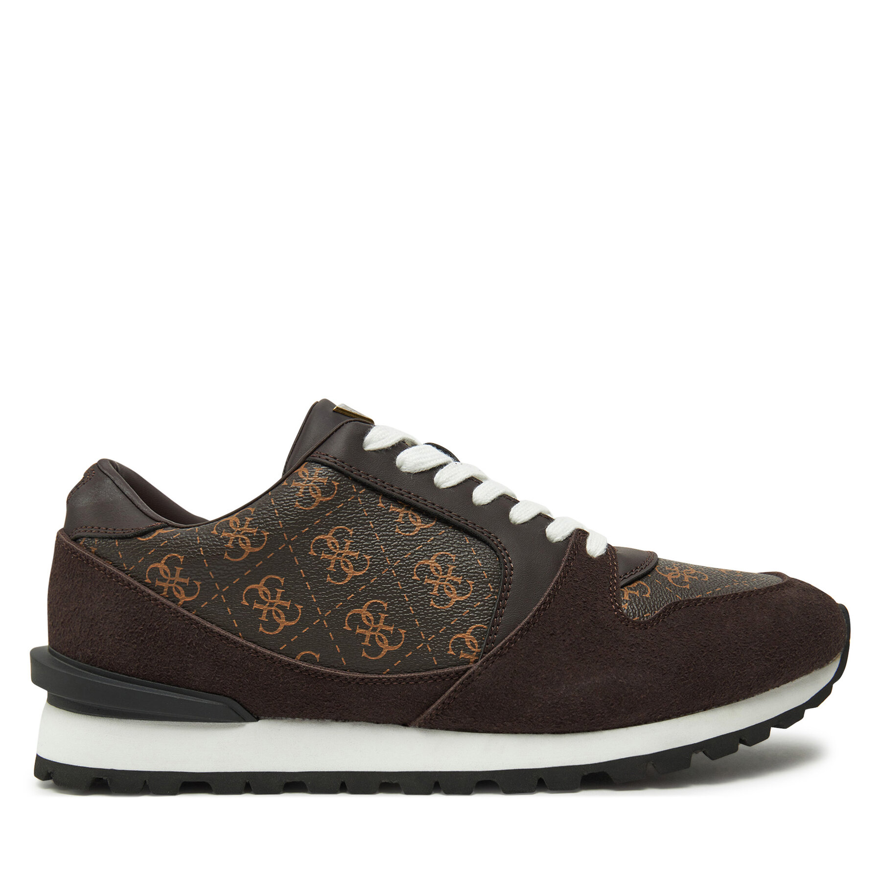 Męskie Sneakersy Guess, Rozmiar 43 Brązowy FMPARO ELL12