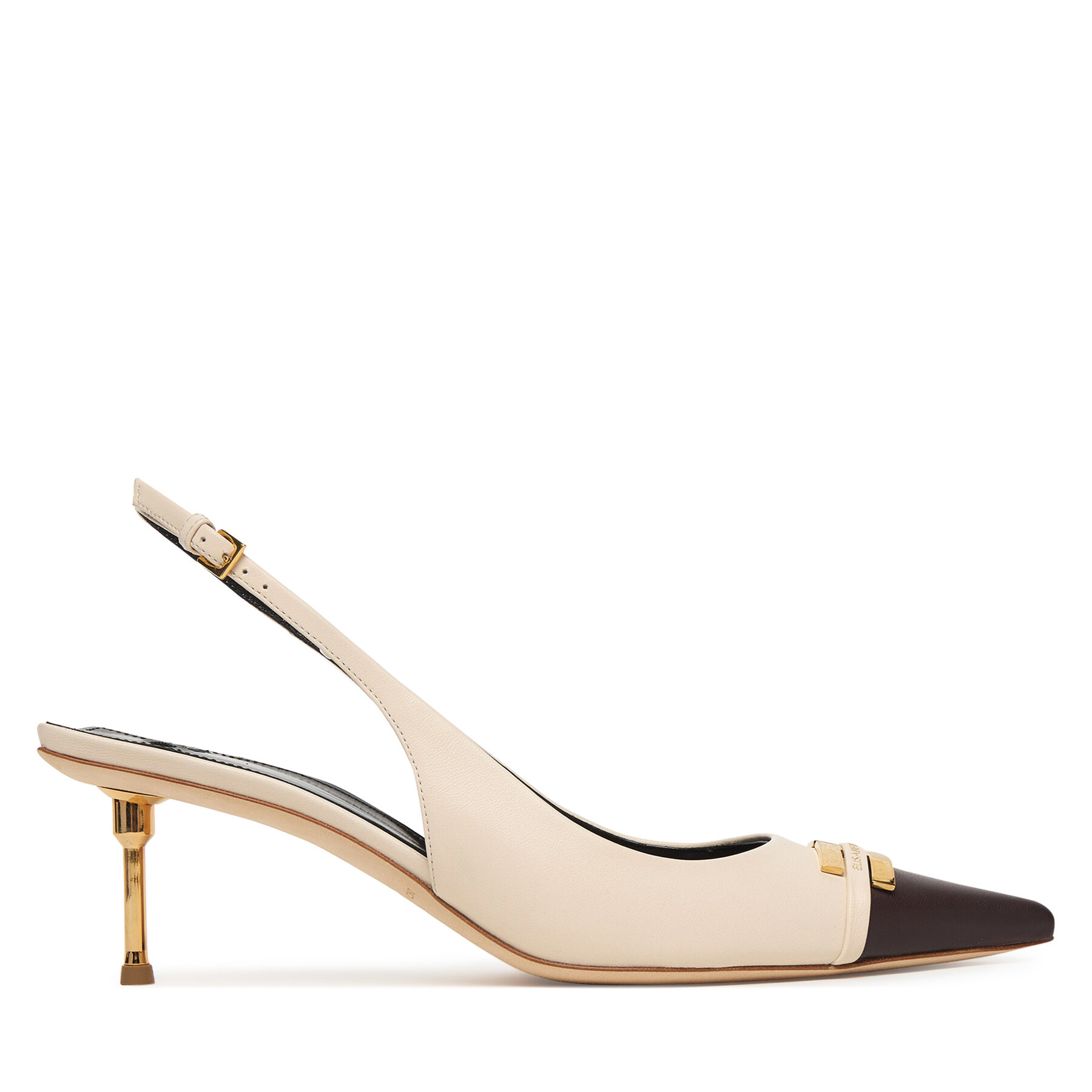 Pantofi pumps Elisabetta Franchi SA57L61E2 Écru