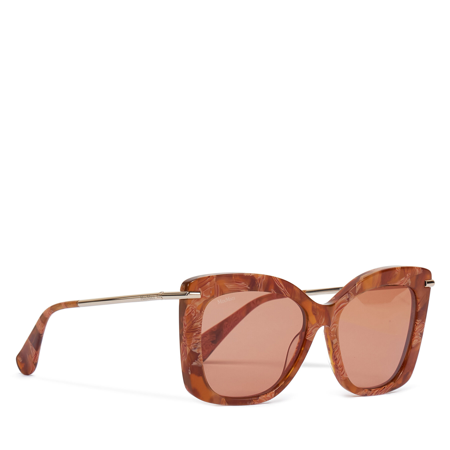 Slnečné okuliare Max Mara MM0101 56E Hnedá