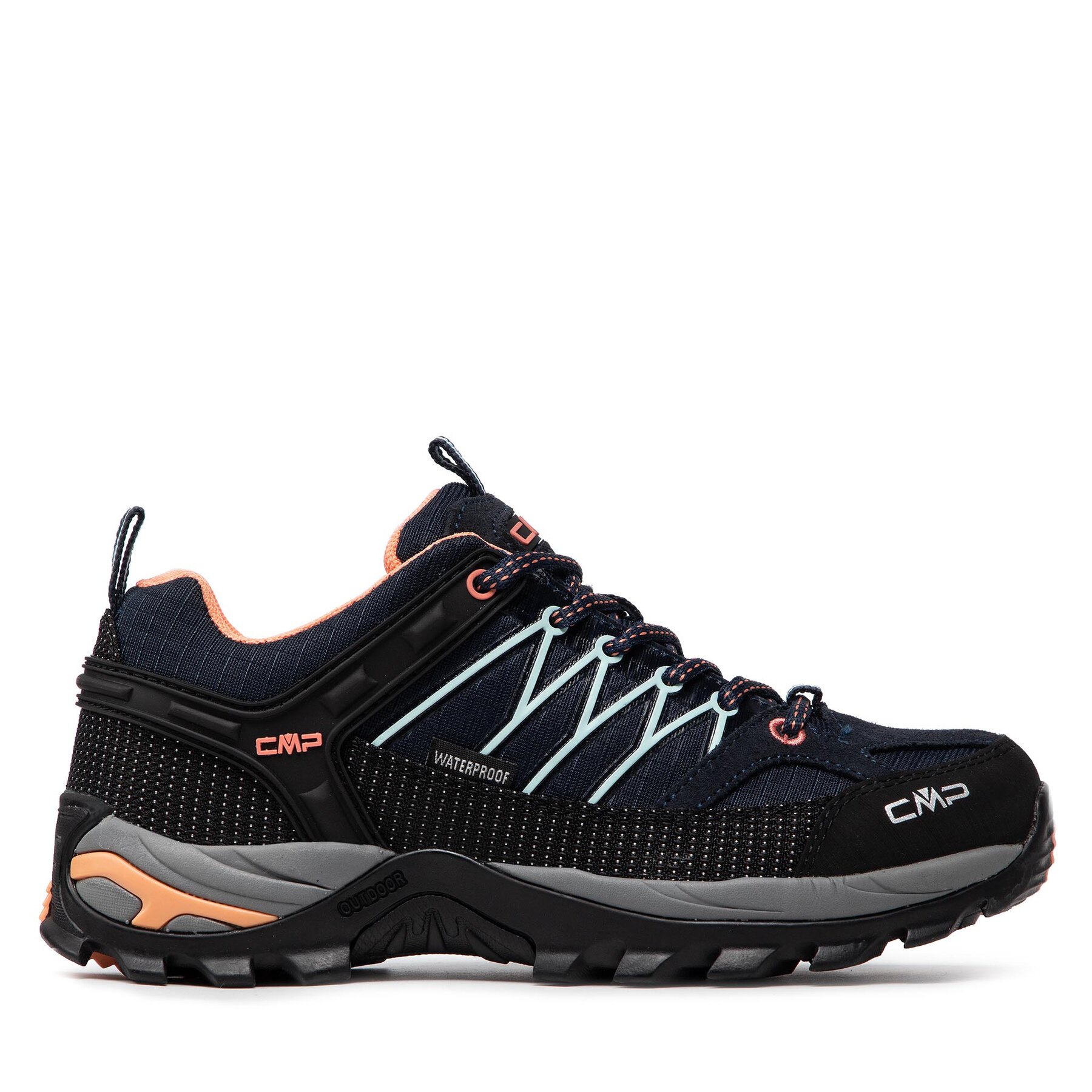 Bakancs CMP Rigel Low Wmn Trekking Shoes Wp 3Q54456 Sötétkék