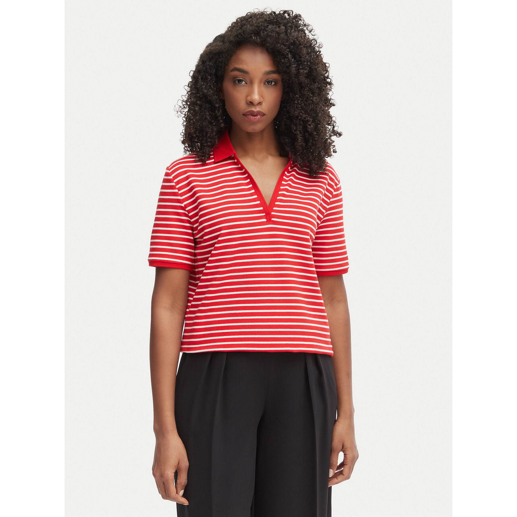 Tommy Hilfiger Poloshirt WW0WW48720 Rot Relaxed Fit