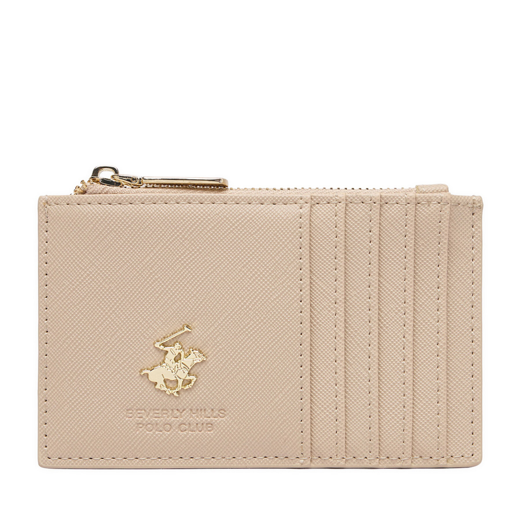 Etui pentru carduri Beverly Hills Polo Club CWBEO-BHPC-W1-003-AW26 Bej