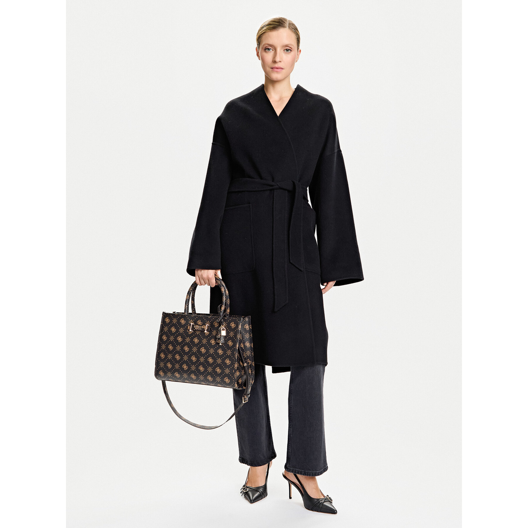 Geantă Guess Silia HWGP98 90220 Maro