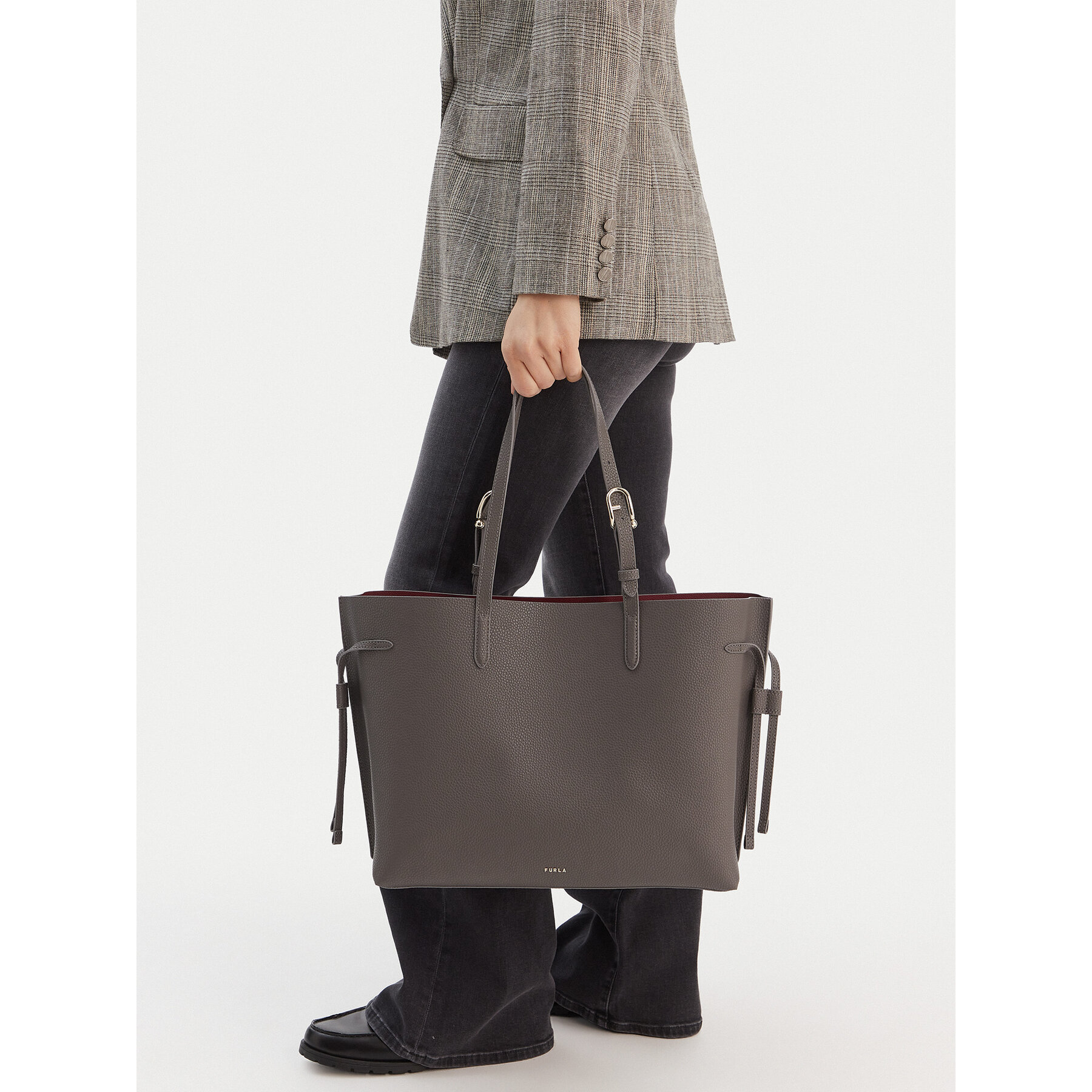 Geantă Furla Ava L WB02001 BX4329 CN 4618S Gri